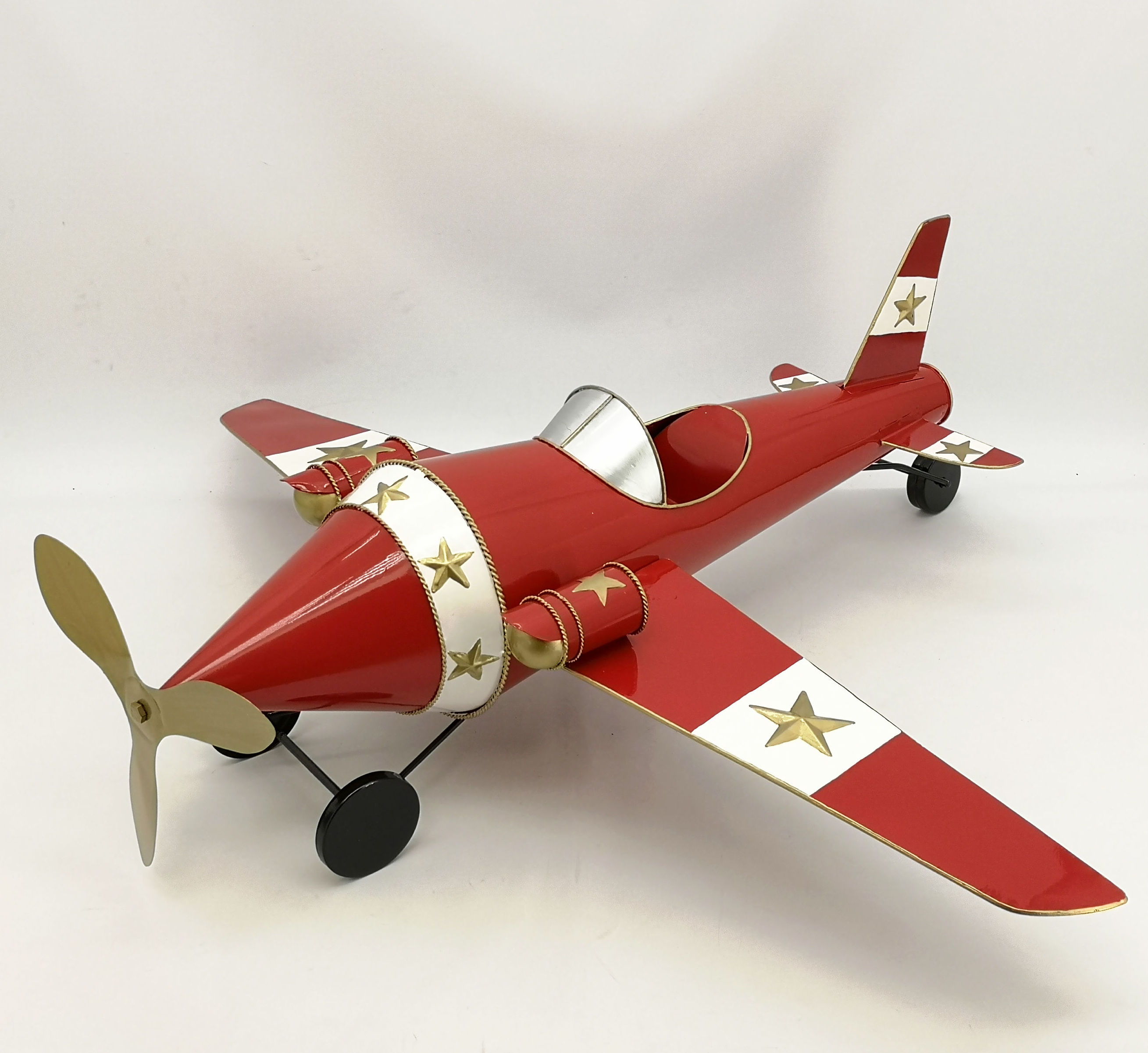 AVIONETA DE METAL (84X110 H39CM) REF: E0250.03 PRECIO: 81,85€ AVIONETA DE METAL (84X110 H39CM) REF: E0250.03 PRECIO: 81,85€
