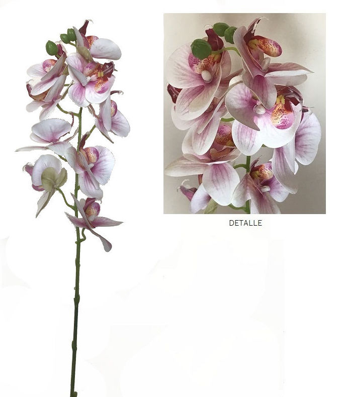 VARA DE ORQUIDEA DE TACTO NATURAL (86CM)/ BLANCO-ROSA REF: AM-111 (BLANCO-ROSA) PRECIO: 4,50€/UD VARA DE ORQUIDEA DE TACTO NATURAL (86CM)/ BLANCO-ROSA REF: AM-111 (BLANCO-ROSA) PRECIO: 4,50€/UD