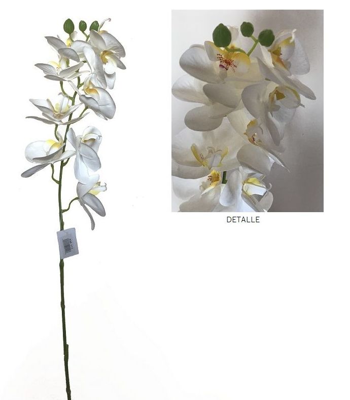 VARA DE ORQUIDEA DE TACTO NATURAL (86CM)/ BLANCO REF: AM-111 (BLANCO) PRECIO: 4,50€/UD VARA DE ORQUIDEA DE TACTO NATURAL (86CM)/ BLANCO REF: AM-111 (BLANCO) PRECIO: 4,50€/UD