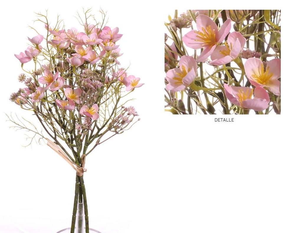 ATADO MINI FLOWER (40CM)/ ROSA REF: 7109_ROS PRECIO: 10,80€/PQTE (A 0,90€/UD) ATADO MINI FLOWER (40CM)/ ROSA REF: 7109_ROS PRECIO: 10,80€/PQTE (A 0,90€/UD)