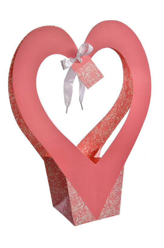 Estructura de corazón. (31x14 H.42 cm.) COLOR: Rosa REF.:81041 PI. PRECIO: 1,50 € Estructura de corazón. (31x14 H.42 cm.) COLOR: Rosa REF.:81041 PI. PRECIO: 1,50 €