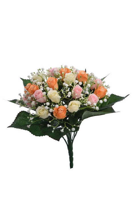 BOUQUET CAPULLITOS/GIPSO (CREMA-NARANJA Y ROSA) REF: 50010079/CRPIOR PRECIO: 8,50€ BOUQUET CAPULLITOS/GIPSO (CREMA-NARANJA Y ROSA) REF: 50010079/CRPIOR PRECIO: 8,50€