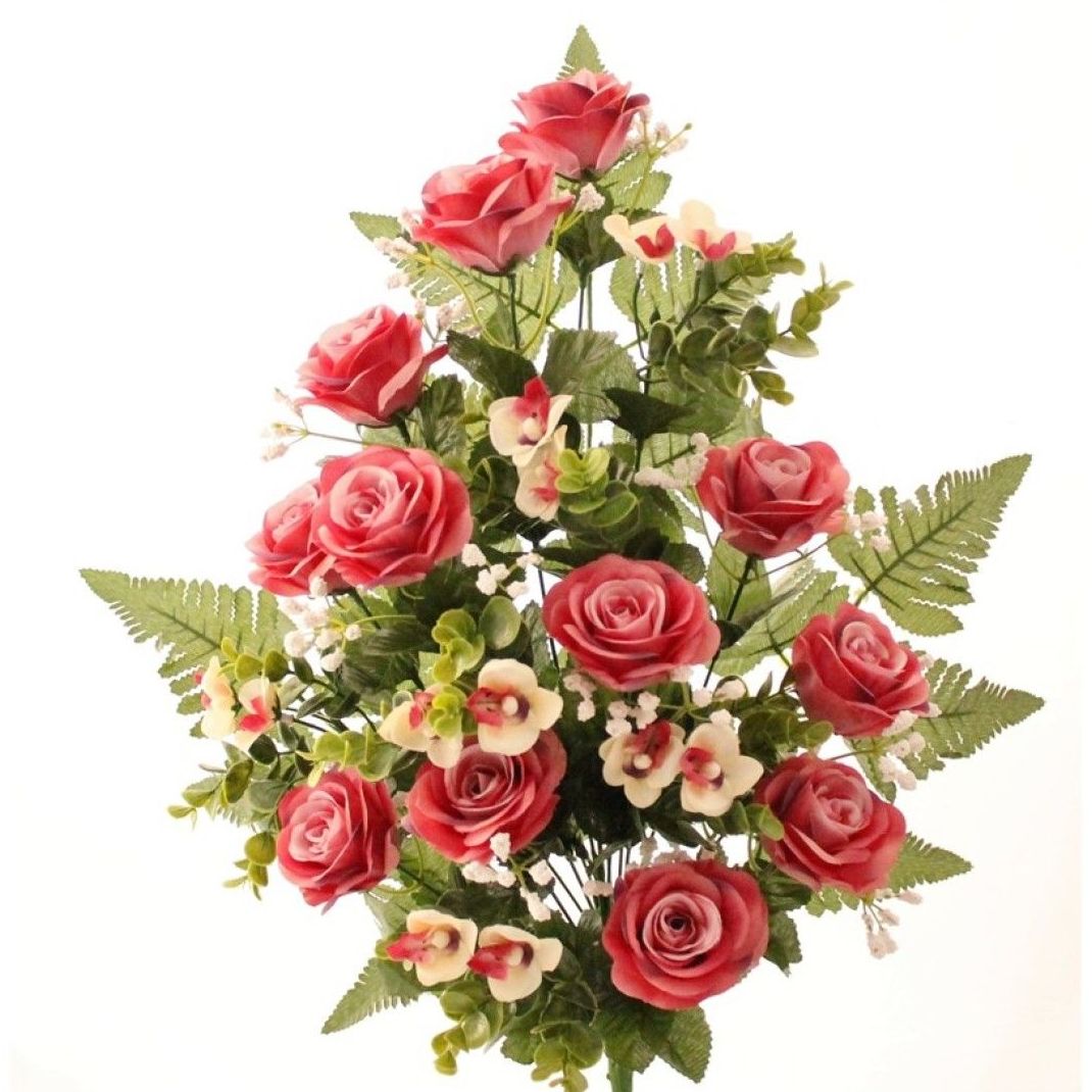 RAMO CAPULLO ROSAS/MINI ORQUIDEAS. COLOR:MALVA. REF.:6208 MAL. PRECIO: 5,50 € RAMO CAPULLO ROSAS/MINI ORQUIDEAS. COLOR:MALVA. REF.:6208 MAL. PRECIO: 5,50 €