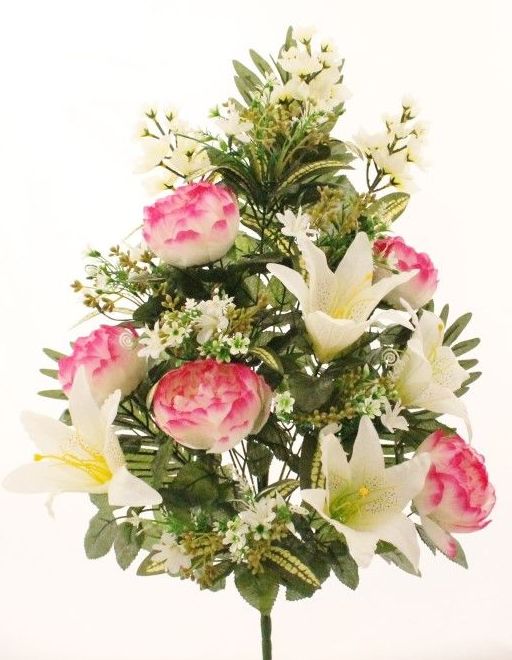 RAMO ENCARADO GIGANTE PEONIA Y LILUM. COLOR:LILA REF.:6196 LIL. PRECIO: 6,50 € RAMO ENCARADO GIGANTE PEONIA Y LILUM. COLOR:LILA REF.:6196 LIL. PRECIO: 6,50 €