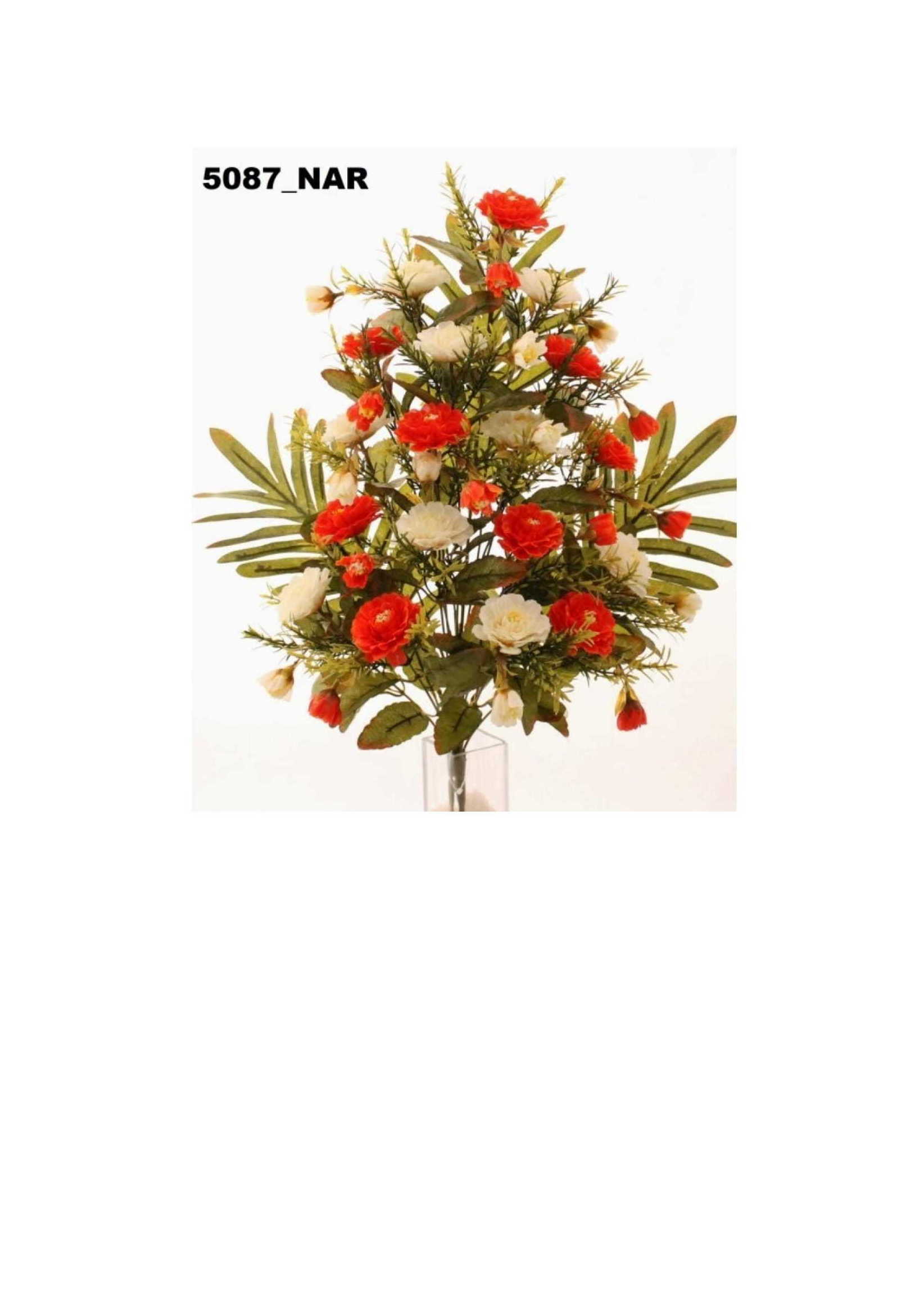 RAMO ENCARADO DALIAS X18. COLOR:NARANJA REF.:5087 NAR. PRECIO: 5,50 € RAMO ENCARADO DALIAS X18. COLOR:NARANJA REF.:5087 NAR. PRECIO: 5,50 €