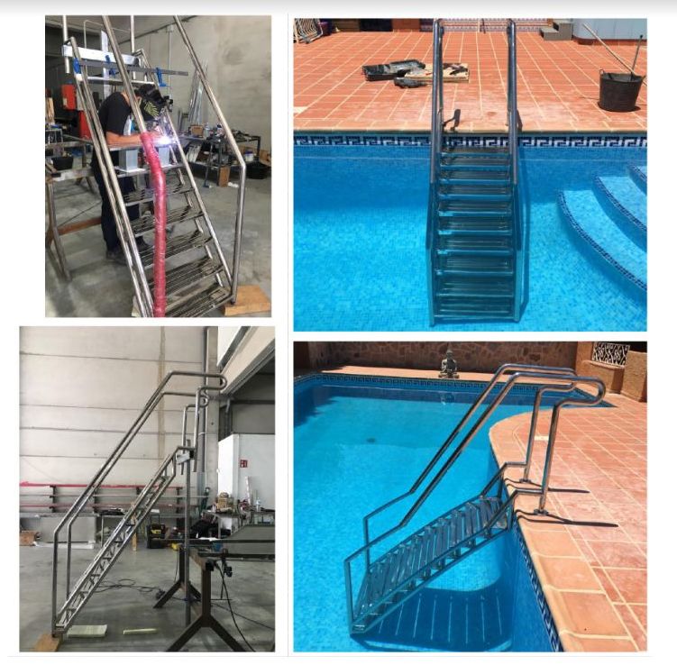 Escaleras de piscina: Productos de INOX MUEBLE 2019, S.L.U. Escaleras de piscina: Productos de INOX MUEBLE 2019, S.L.U.