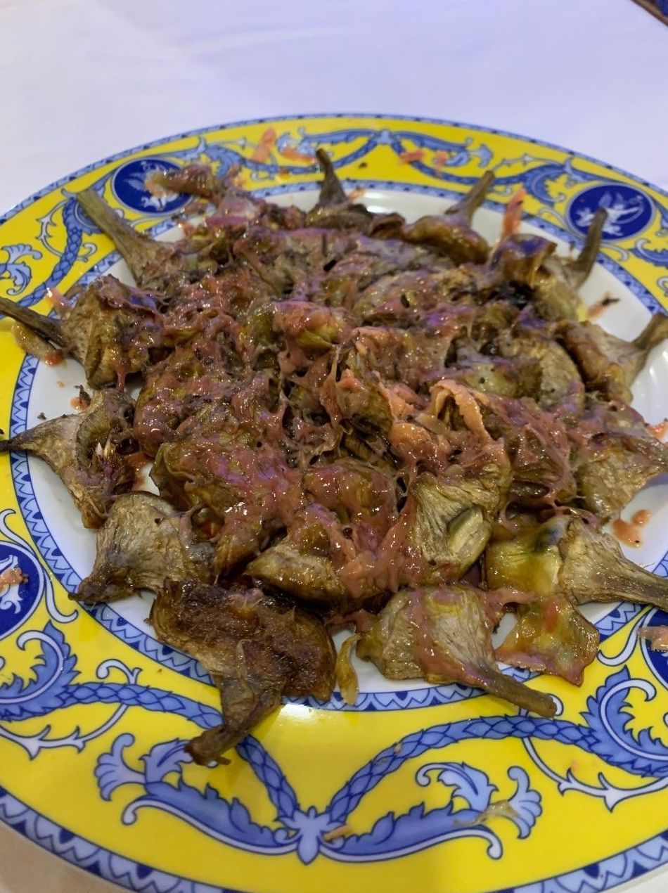 alcachofas con jamon y foie alcachofas con jamon y foie