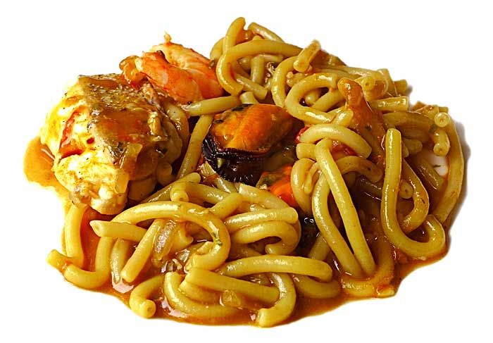 Fideuá con pasta para celiacos: Carta de Casa Navarro Fideuá con pasta para celiacos: Carta de Casa Navarro