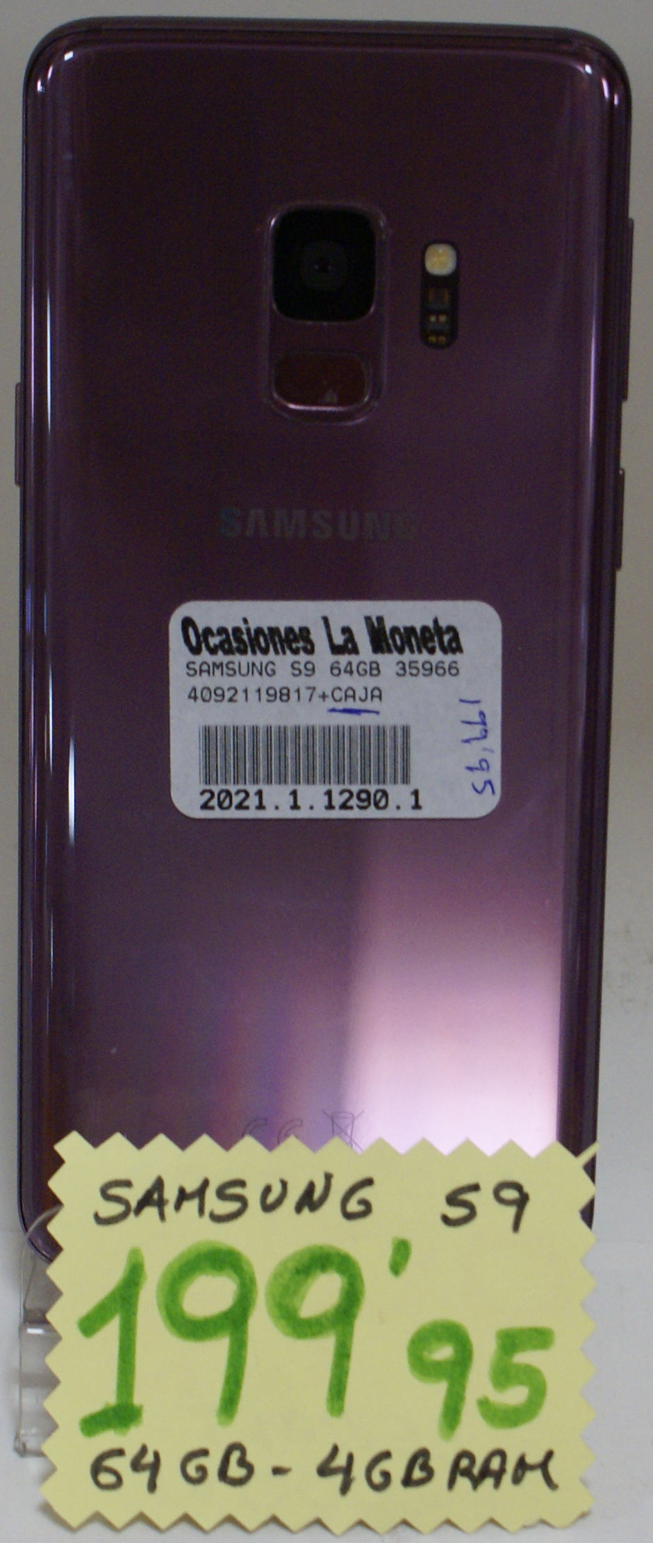 SAMSUNG S9: Catalogo de Ocasiones La Moneta SAMSUNG S9: Catalogo de Ocasiones La Moneta