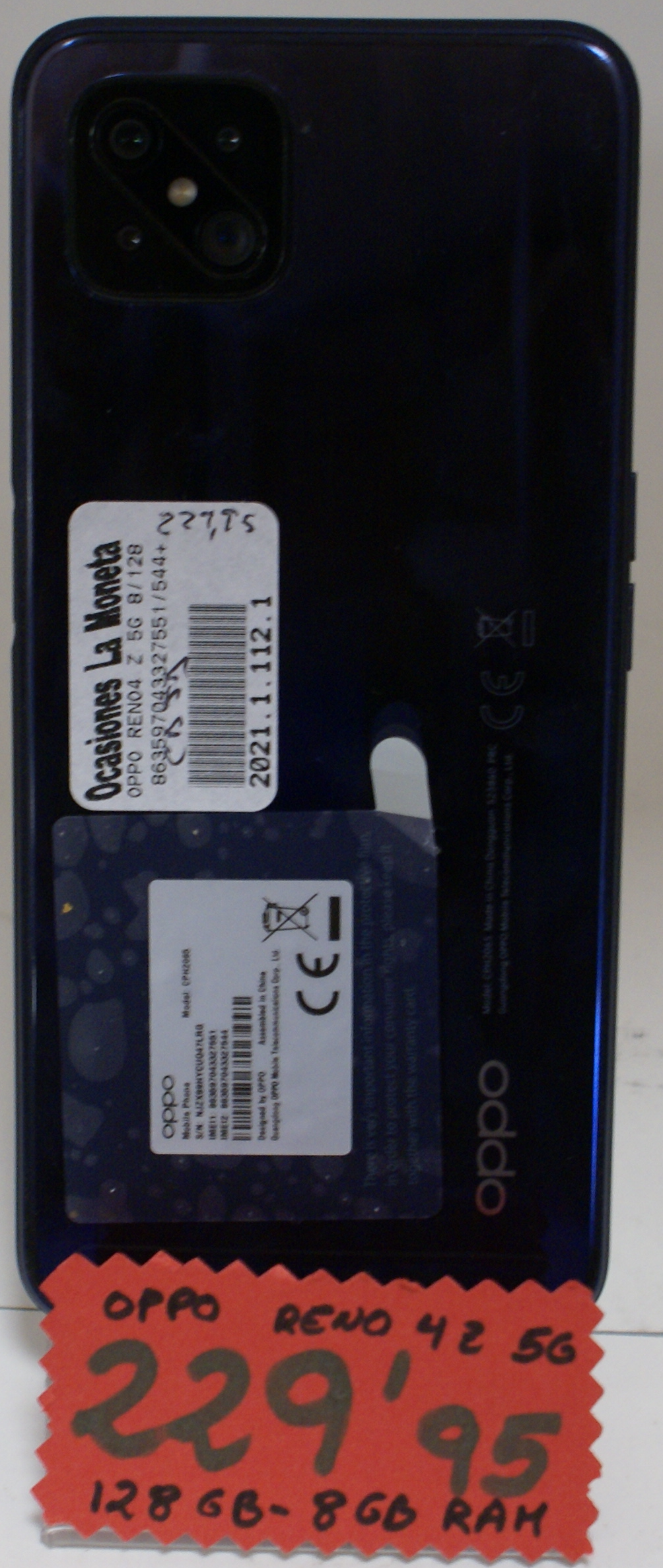 OPPO RENO 4Z 5G: Catalogo de Ocasiones La Moneta OPPO RENO 4Z 5G: Catalogo de Ocasiones La Moneta