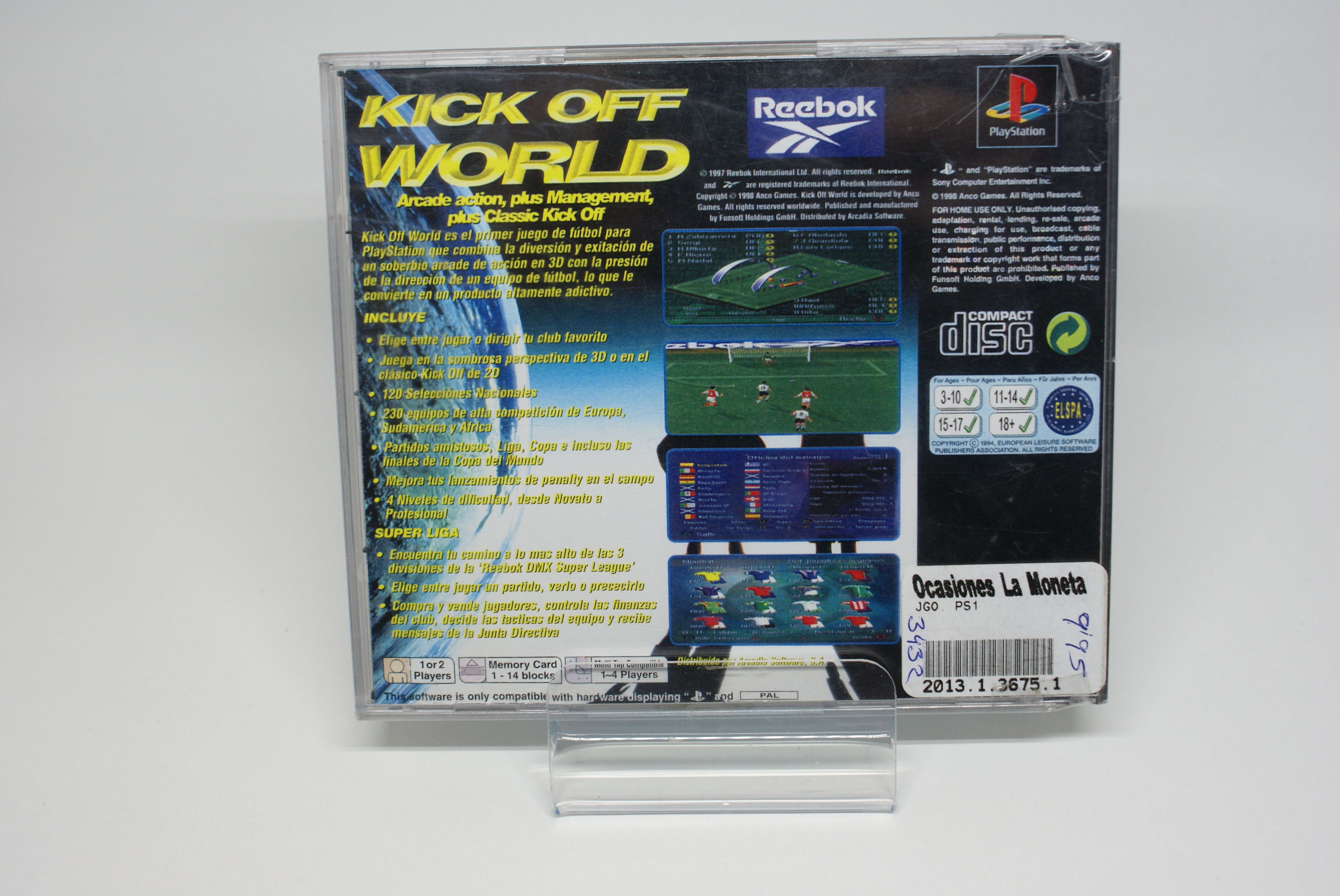 PLAYSTATION KICK OF WORLD: Catalogo de Ocasiones La Moneta PLAYSTATION KICK OF WORLD: Catalogo de Ocasiones La Moneta