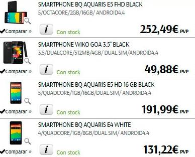 Smartphone y complementos Smartphone y complementos