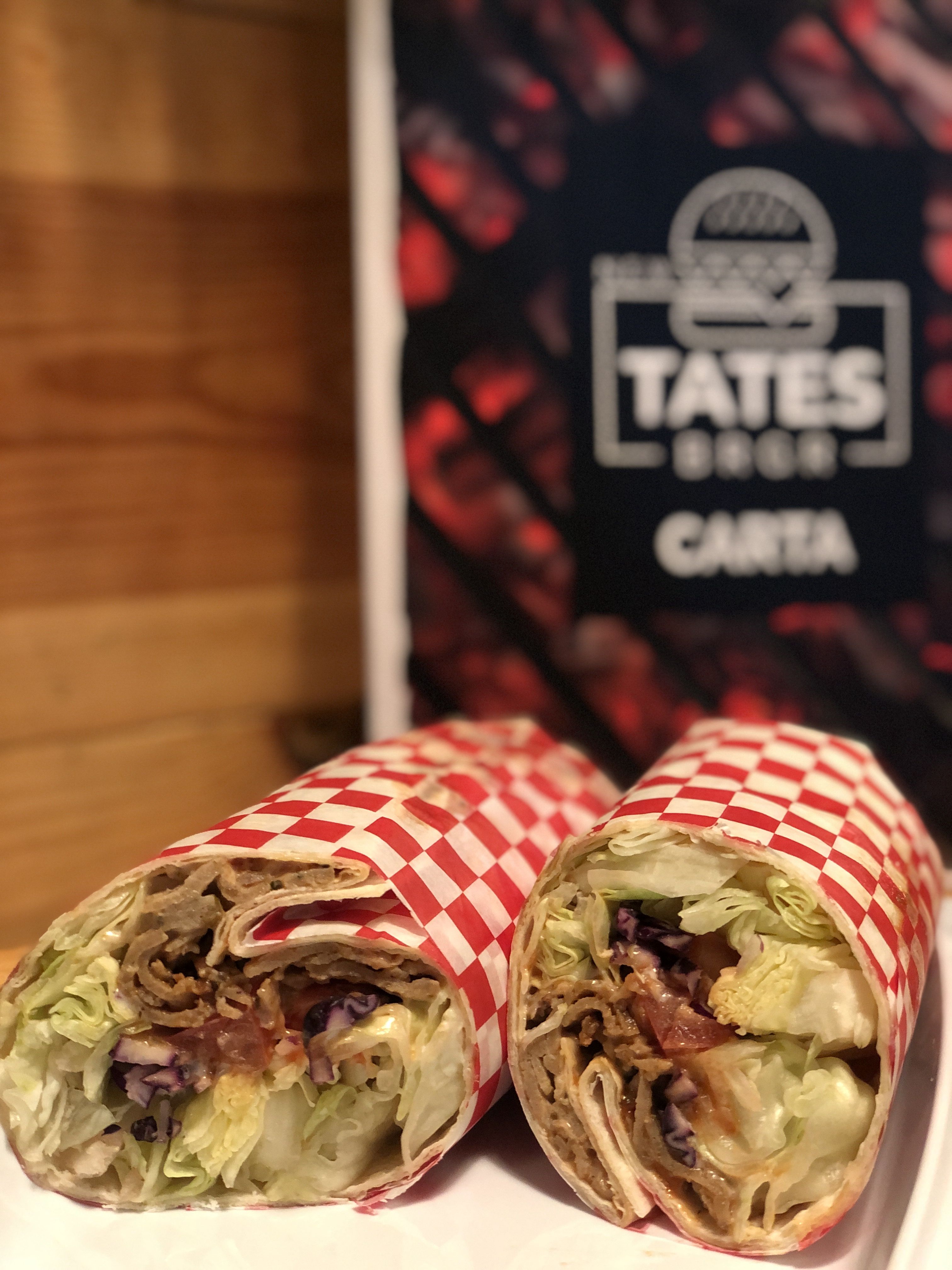 Wrap: Nuestra carta de New Tates BRGR Wrap: Nuestra carta de New Tates BRGR