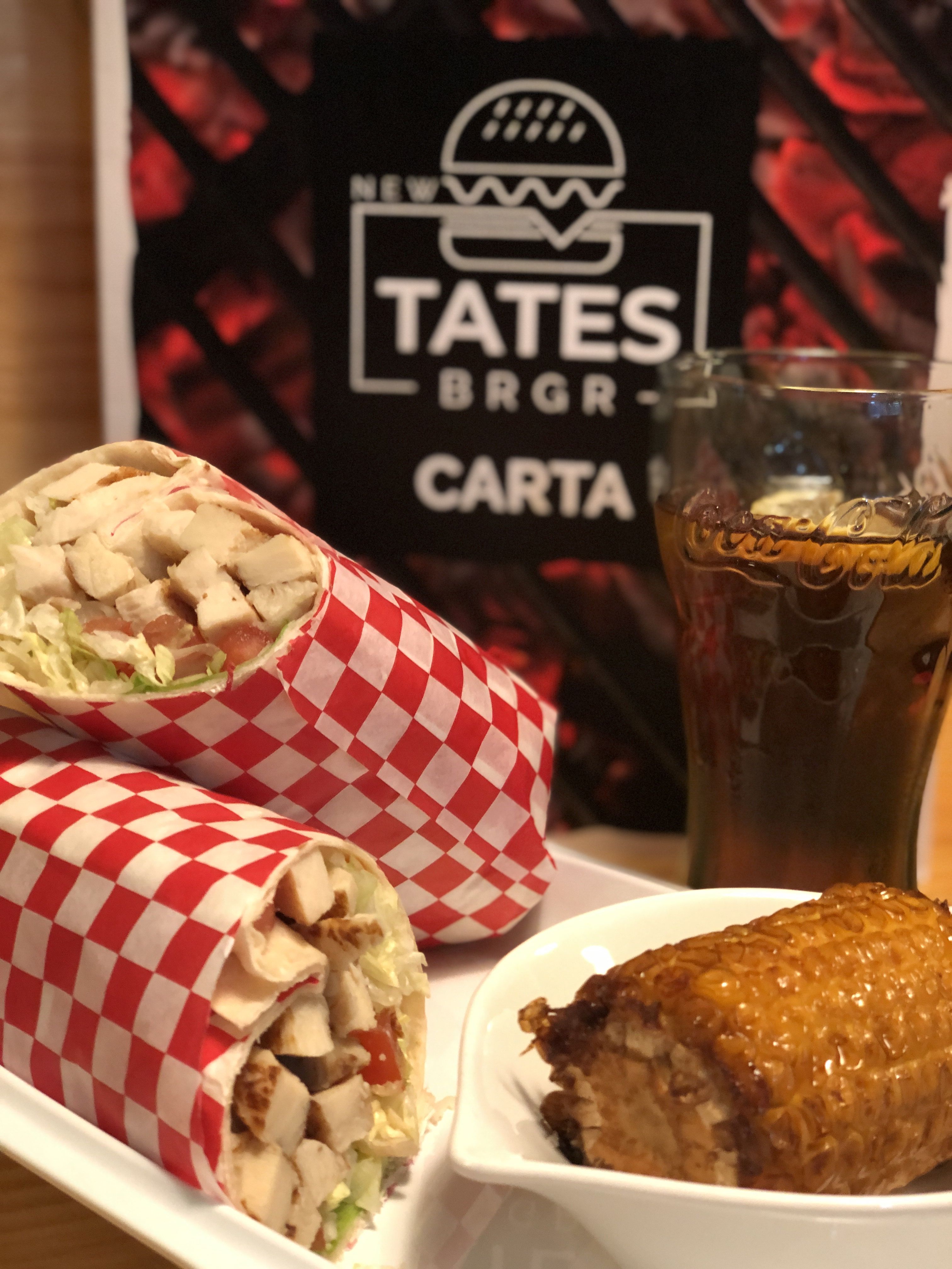 Wrap: Nuestra carta de New Tates BRGR Wrap: Nuestra carta de New Tates BRGR