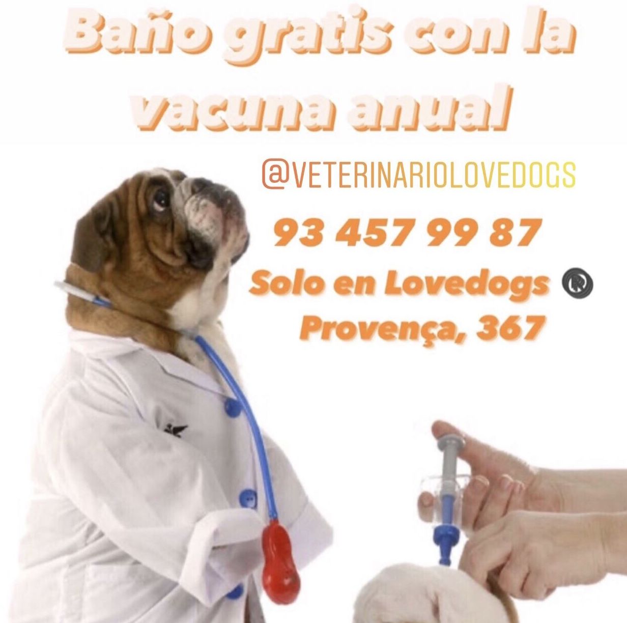 Baño Gratis por Vacuna Baño Gratis por Vacuna