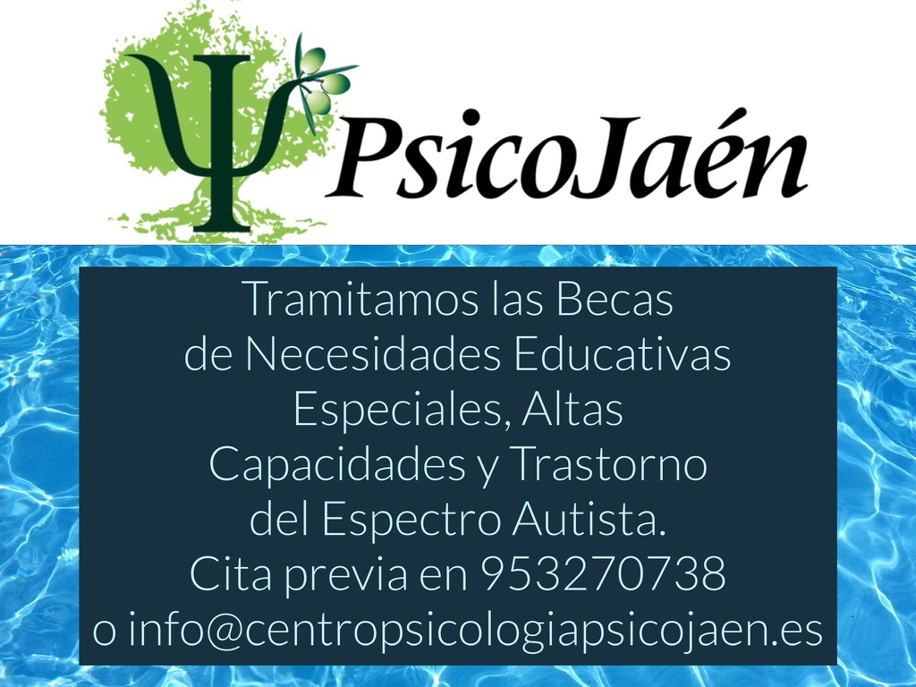 TRAMITAMOS GRATIS LAS BECAS DE NECESIDADES EDUCATIVAS ESPECIALES: Servicios de PsicoJaén
