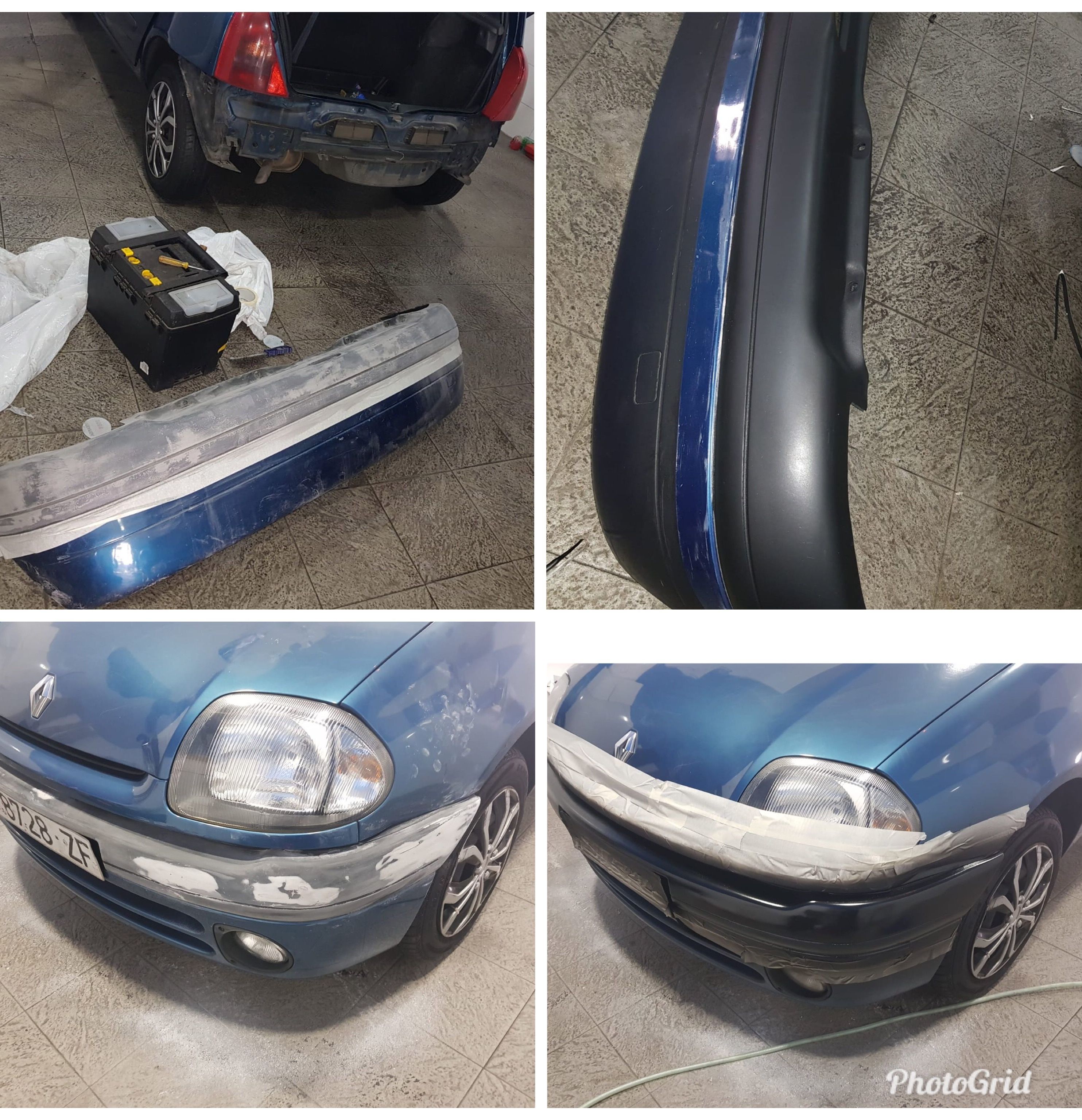 Restauración de plásticos exteriores Restauración de plásticos exteriores