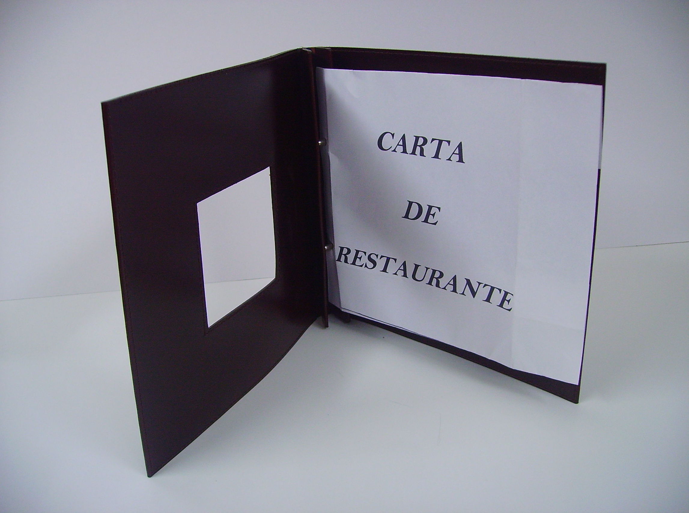 Carta De Restaurante CR-00560: Catálogo de M.G. Piel Carta De Restaurante CR-00560: Catálogo de M.G. Piel