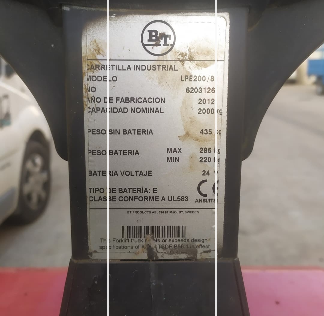 TRANSPALETA BT CON PLATAFORMA: Maquinaria de ocasión de Carretillas Elevadoras A.L.A., S.L. TRANSPALETA BT CON PLATAFORMA: Maquinaria de ocasión de Carretillas Elevadoras A.L.A., S.L.