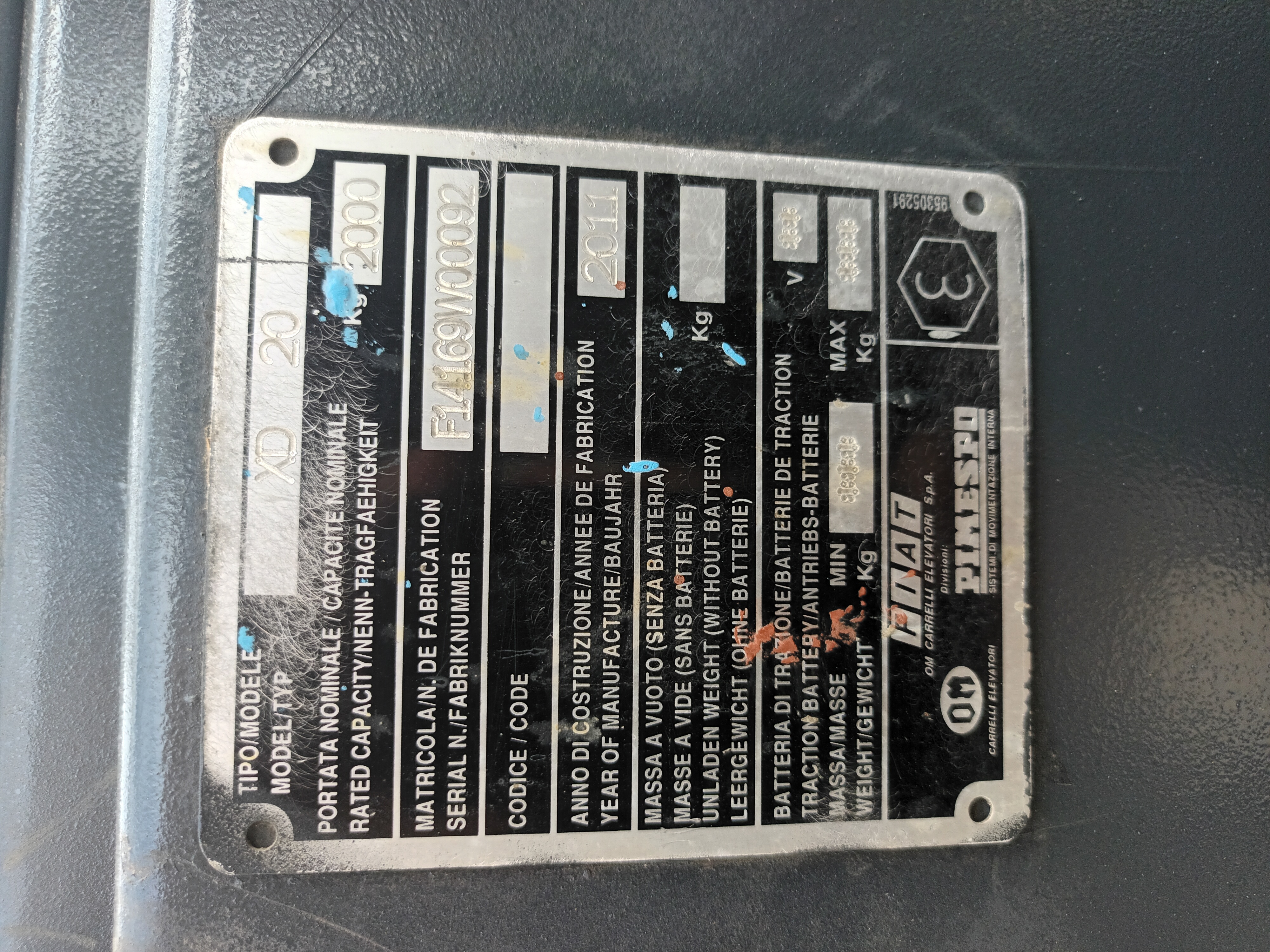 carretilla diesel marca OM con pocas horas: Maquinaria de ocasión de Carretillas Elevadoras A.L.A., S.L. carretilla diesel marca OM con pocas horas: Maquinaria de ocasión de Carretillas Elevadoras A.L.A., S.L.