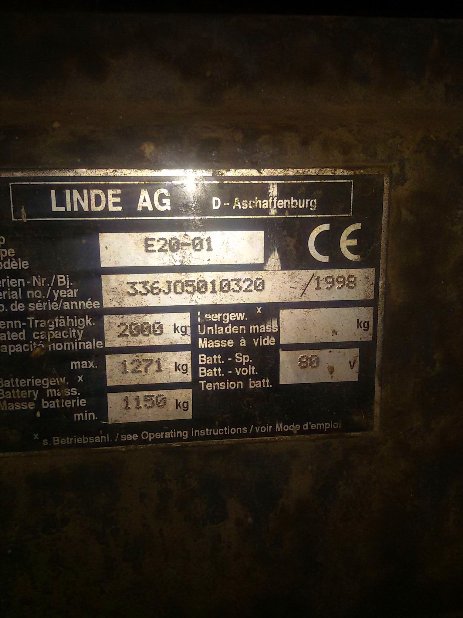 OCASIÓN VENTA CARRETILLA MARCA LINDE: Maquinaria de ocasión de Carretillas Elevadoras A.L.A., S.L. OCASIÓN VENTA CARRETILLA MARCA LINDE: Maquinaria de ocasión de Carretillas Elevadoras A.L.A., S.L.