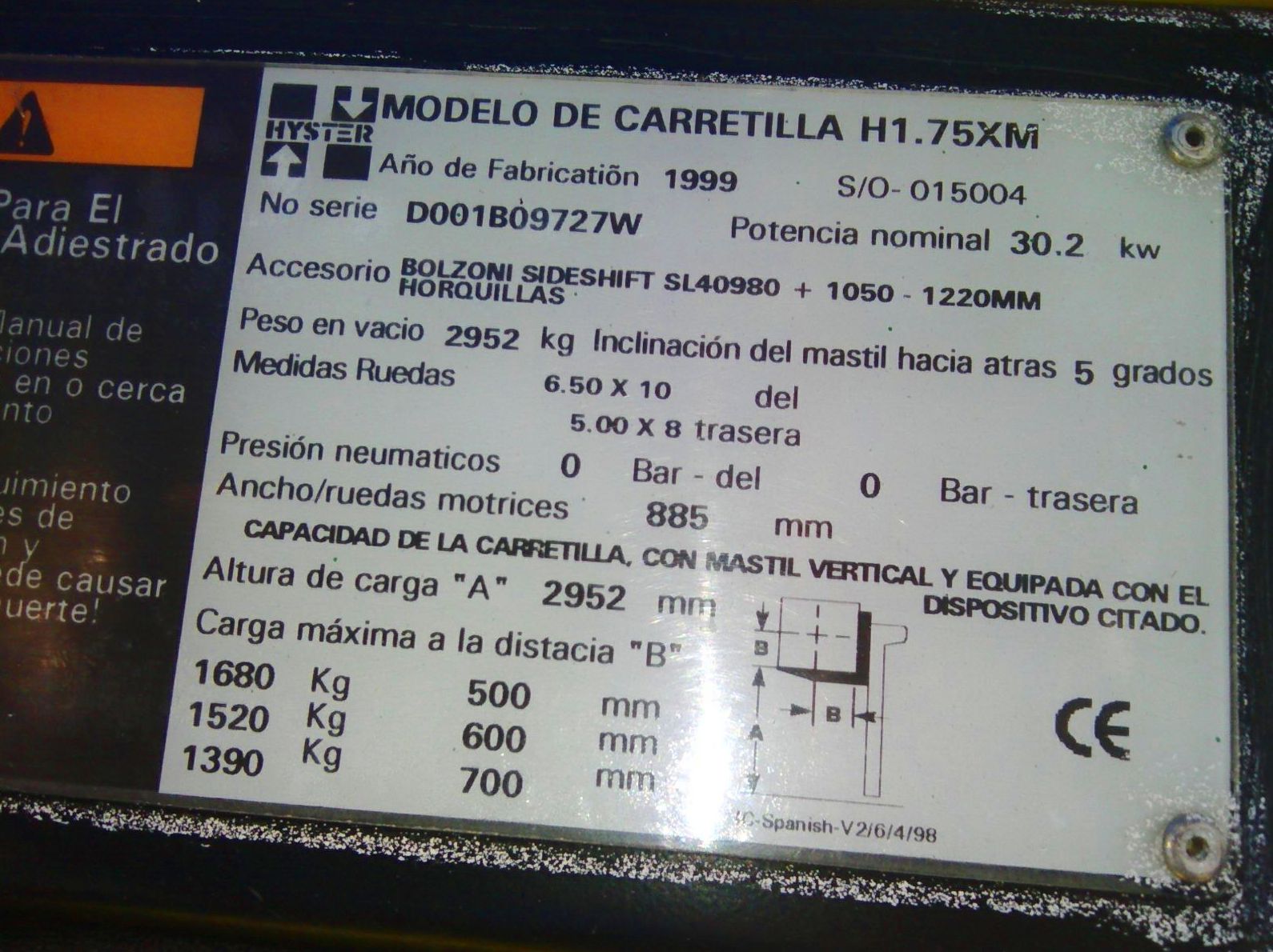 OCASIÓN CARRETILLA DIESEL CON VOLTEADOR: Maquinaria de ocasión de Carretillas Elevadoras A.L.A., S.L. OCASIÓN CARRETILLA DIESEL CON VOLTEADOR: Maquinaria de ocasión de Carretillas Elevadoras A.L.A., S.L.