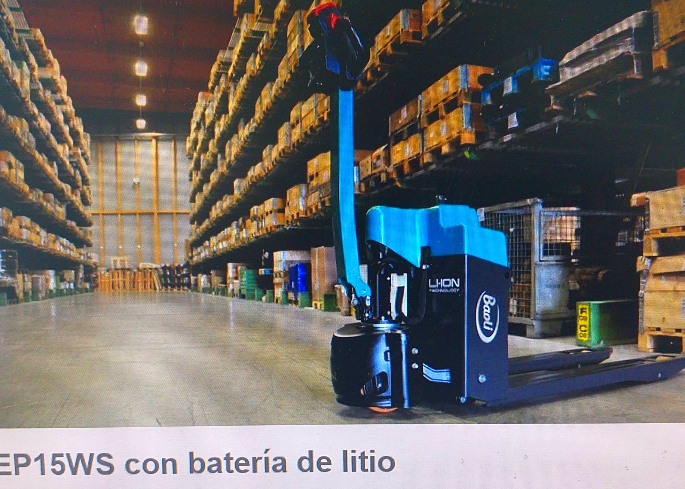 EP15WS CON BATERÍA DE LITIO: Maquinaria de ocasión de Carretillas Elevadoras A.L.A., S.L. EP15WS CON BATERÍA DE LITIO: Maquinaria de ocasión de Carretillas Elevadoras A.L.A., S.L.