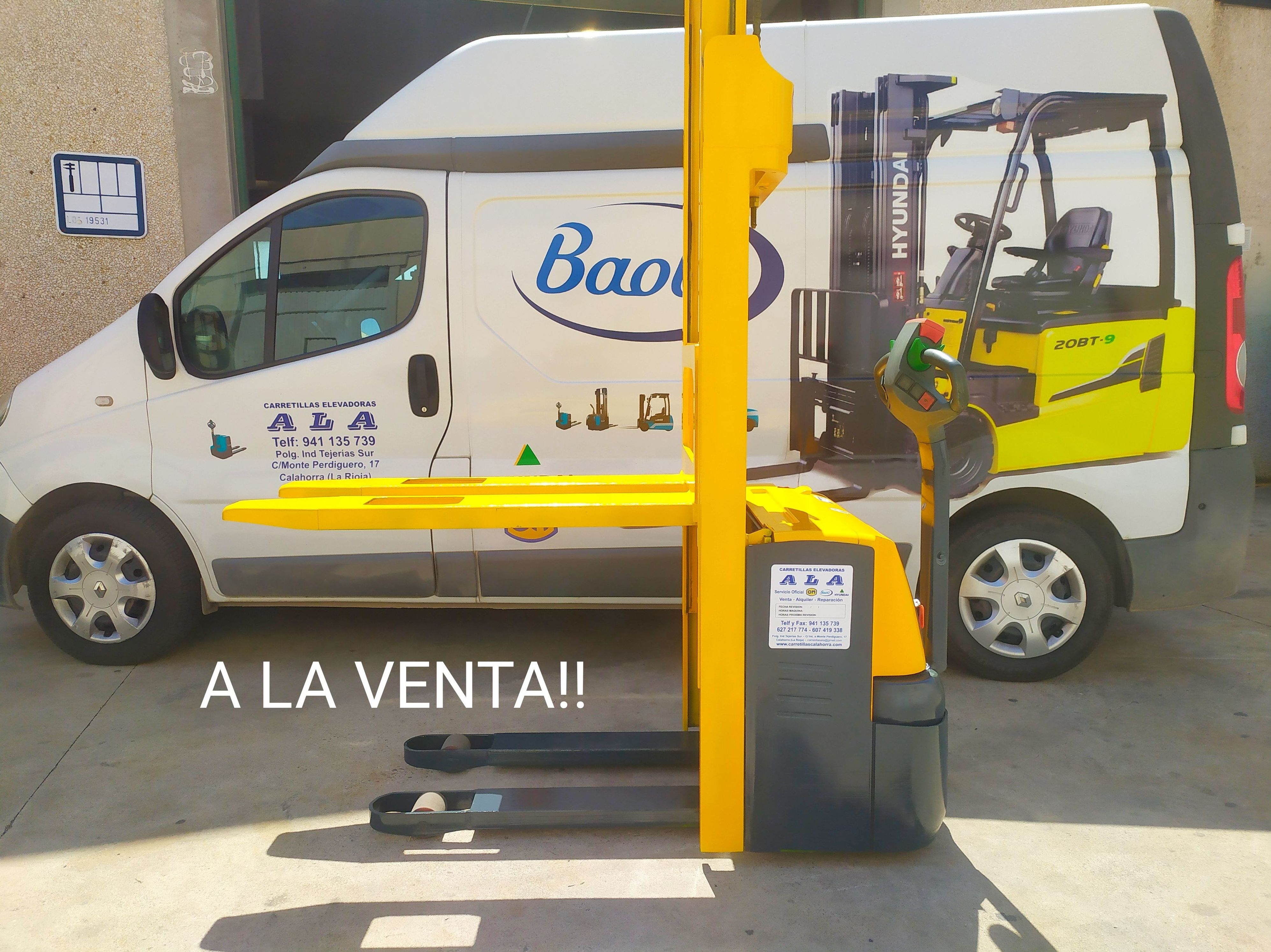 APILADOR JUNGHEINRICH ECONÓMICO: Maquinaria de ocasión de Carretillas Elevadoras A.L.A., S.L. APILADOR JUNGHEINRICH ECONÓMICO: Maquinaria de ocasión de Carretillas Elevadoras A.L.A., S.L.