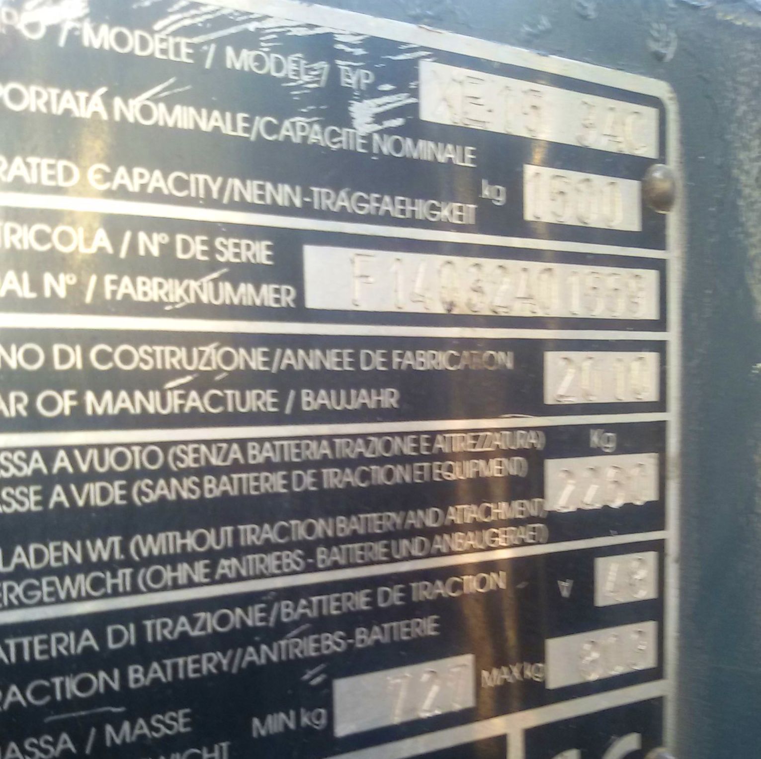 OFERTA CARRETILLA ELÉCTRICA CON BATERÍA SEMI NUEVA: Maquinaria de ocasión de Carretillas Elevadoras A.L.A., S.L. OFERTA CARRETILLA ELÉCTRICA CON BATERÍA SEMI NUEVA: Maquinaria de ocasión de Carretillas Elevadoras A.L.A., S.L.