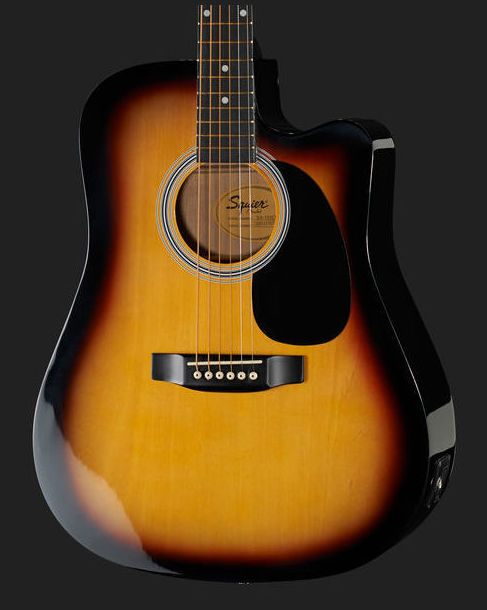 Fender Squier electroacústica Fishman económica Fender Squier electroacústica Fishman económica