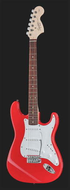 Fender Squier Affinity Strat Race Red guitarra económica barata principiante Fender Squier Affinity Strat Race Red guitarra económica barata principiante