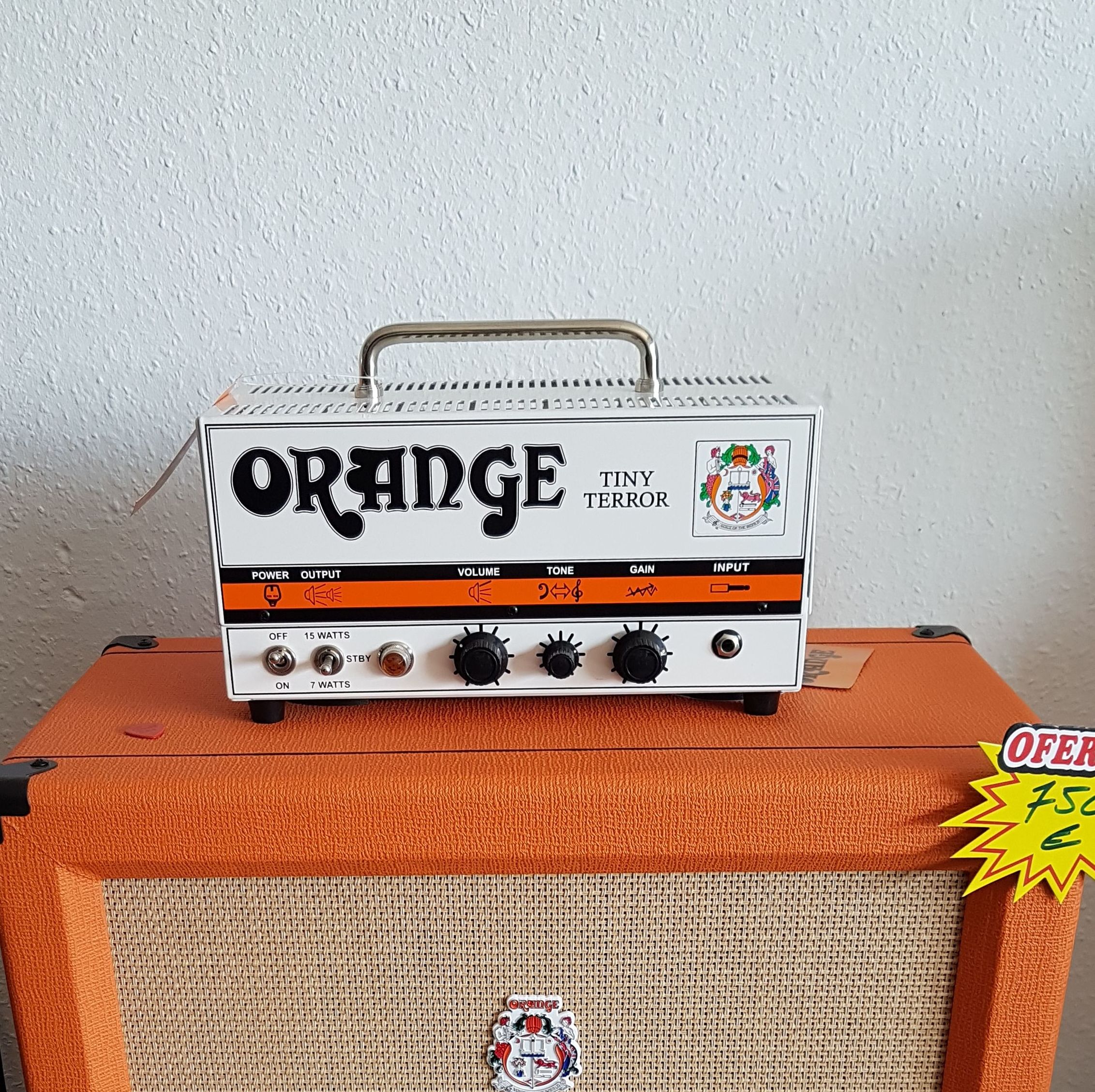Amplificador a válvulas de guitarra eléctrica Orange Tiny Terror con Pantalla PPC112 oferta Amplificador a válvulas de guitarra eléctrica Orange Tiny Terror con Pantalla PPC112 oferta