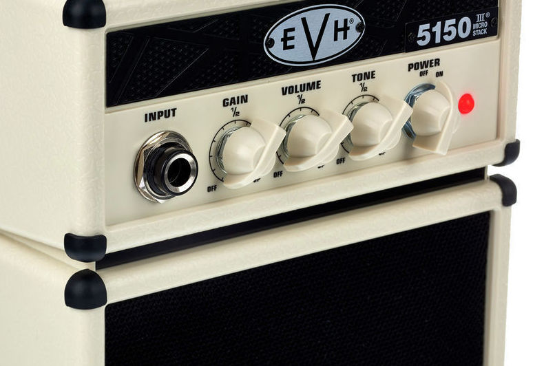 Mini amplificador a pilas Evh 5150 blanco Mini amplificador a pilas Evh 5150 blanco