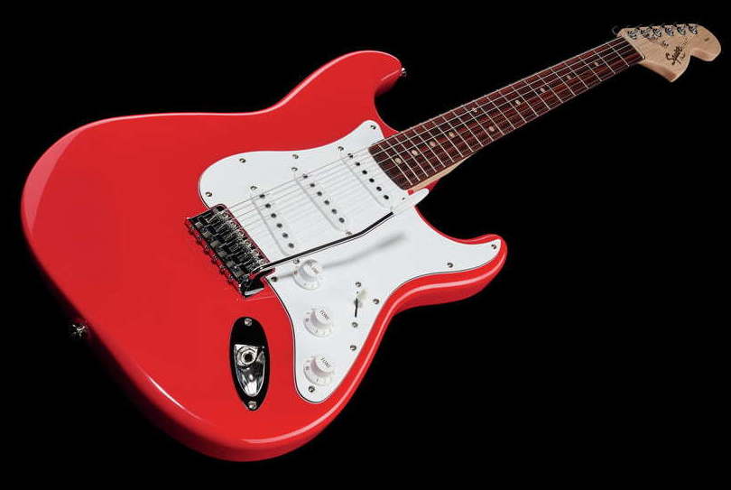 Fender Squier Affinity Strat Race Red barata guitarra eléctrica principiante Fender Squier Affinity Strat Race Red barata guitarra eléctrica principiante