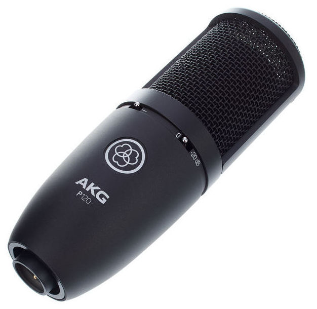 Microfono de condensador universal membrana grande Akg P120 con pinza  }}