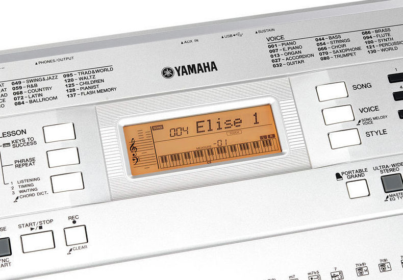 Teclado Yamaha YPT 340 usb teclas sensibles iniciacion Teclado Yamaha YPT 340 usb teclas sensibles iniciacion