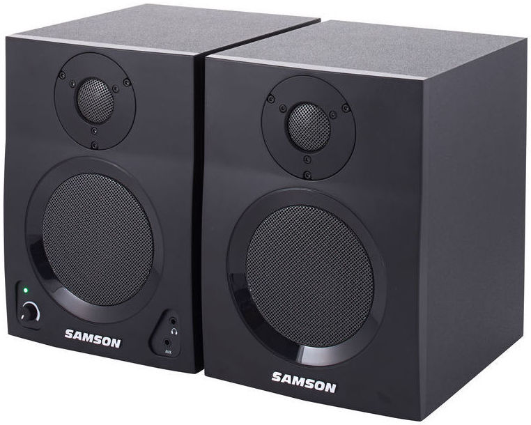 Monitores de estudio Samson BT4 de 2 bias con Bluetooth