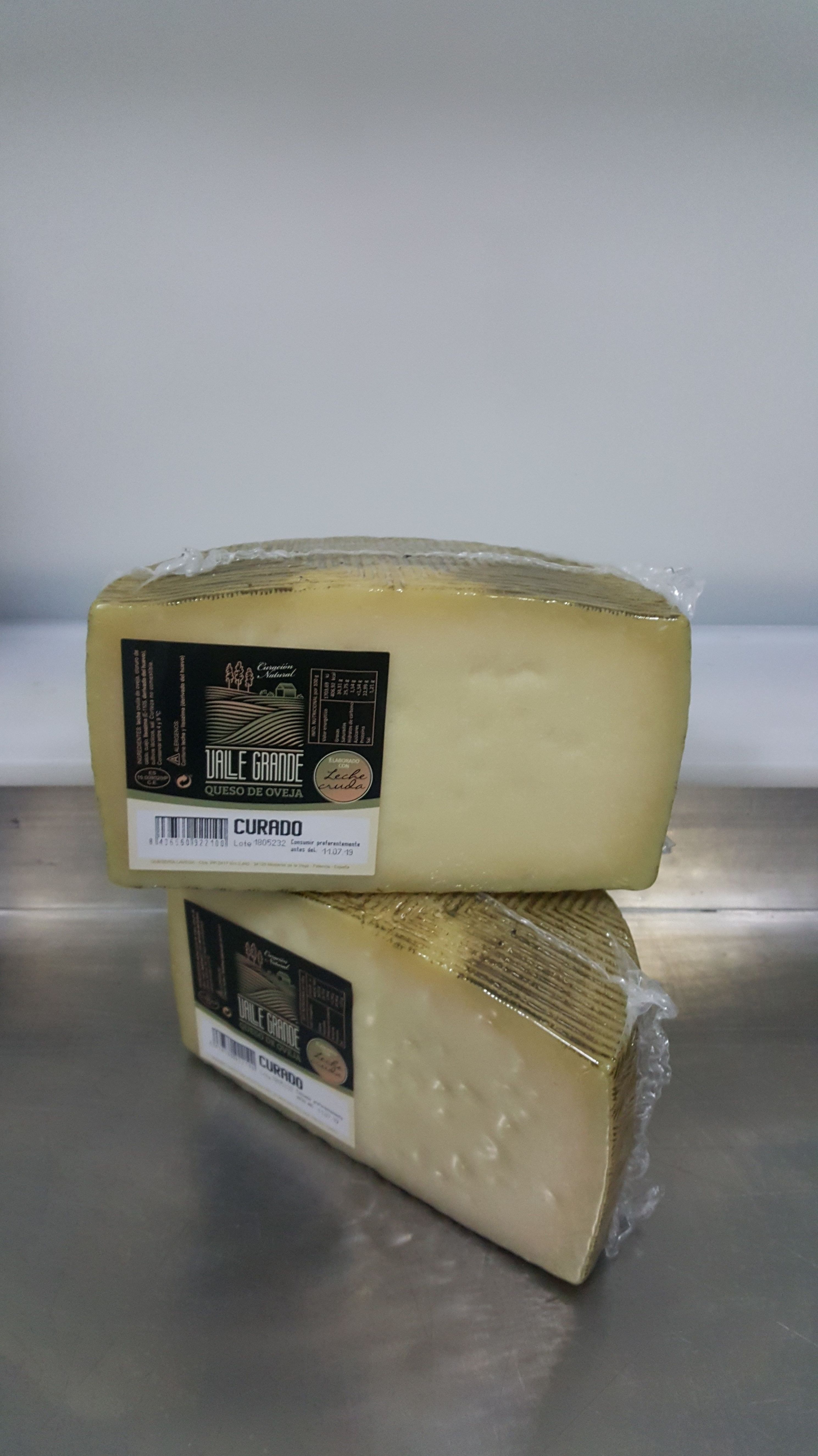 Queso oveja leche cruda Valle Grande medio Queso oveja leche cruda Valle Grande medio