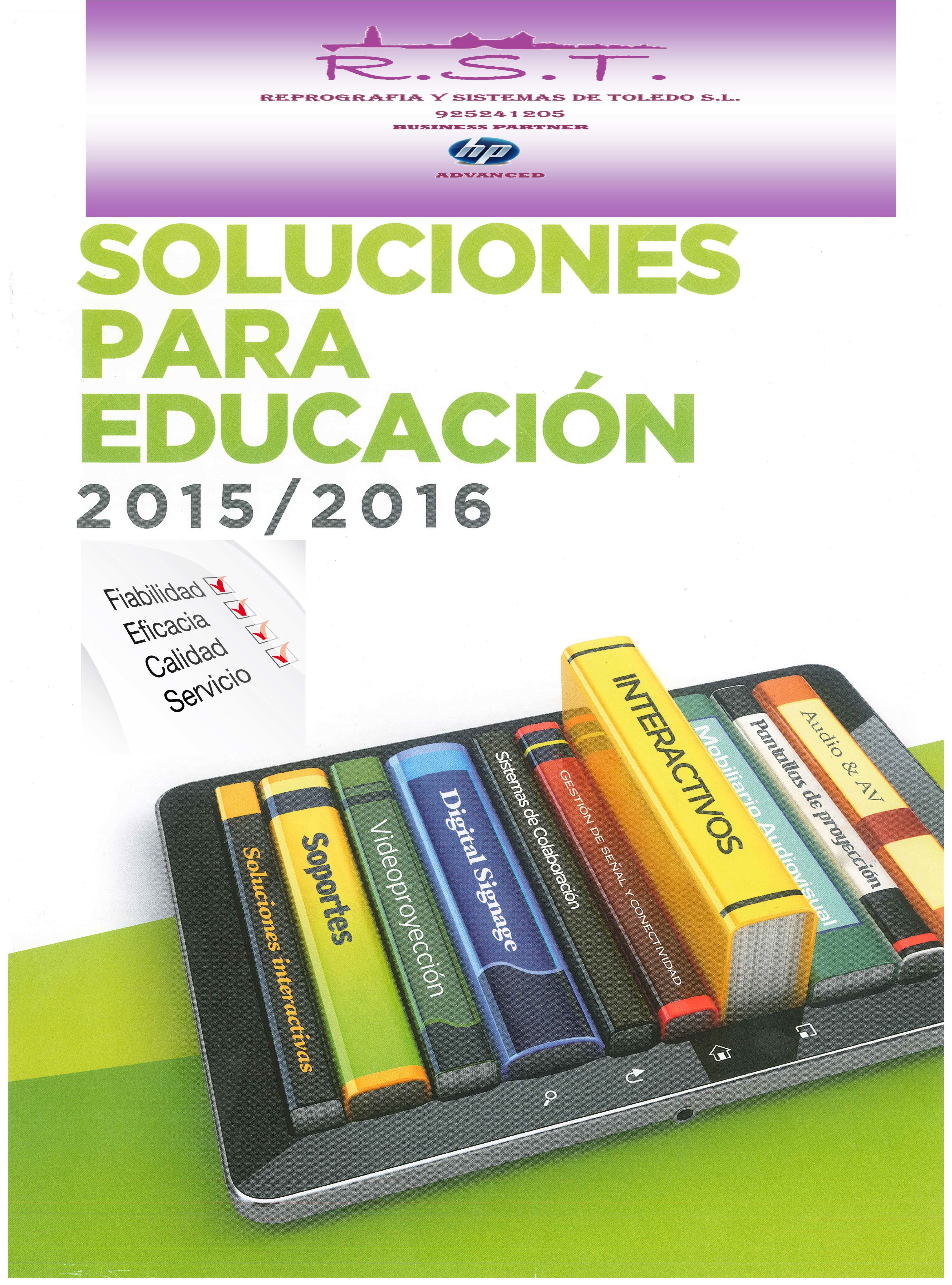 Soluciones Educación 2015/2016 Soluciones Educación 2015/2016
