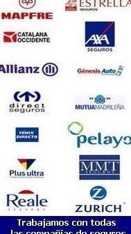 Trabajamos con todas las compañías Trabajamos con todas las compañías