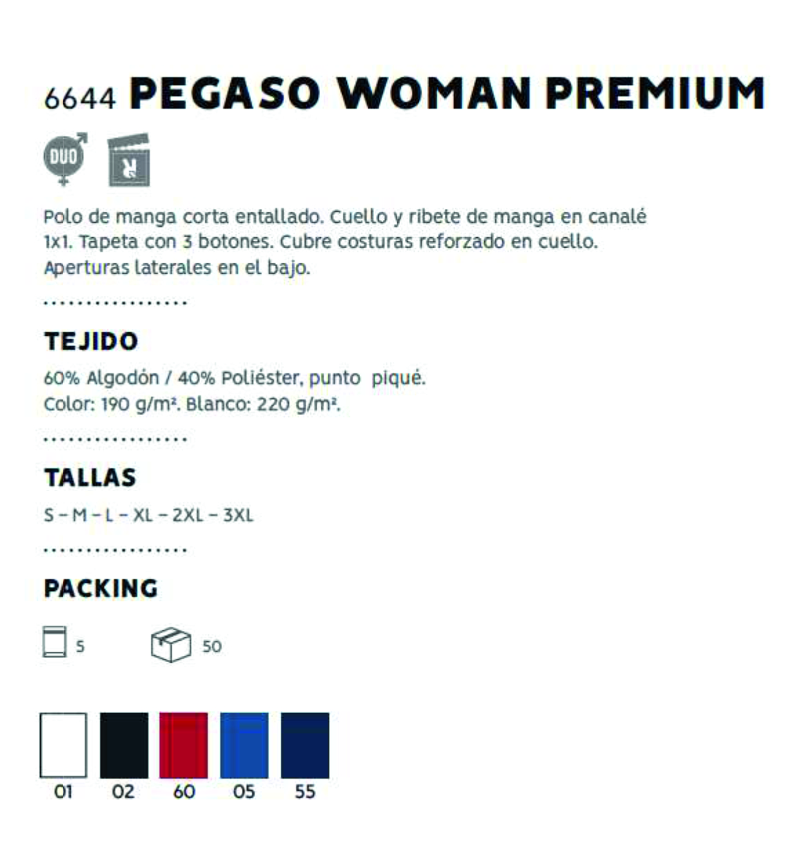Polo Pegaso Woman: Artículos Textiles de Serigrafía Badajoz C.B. Polo Pegaso Woman: Artículos Textiles de Serigrafía Badajoz C.B.
