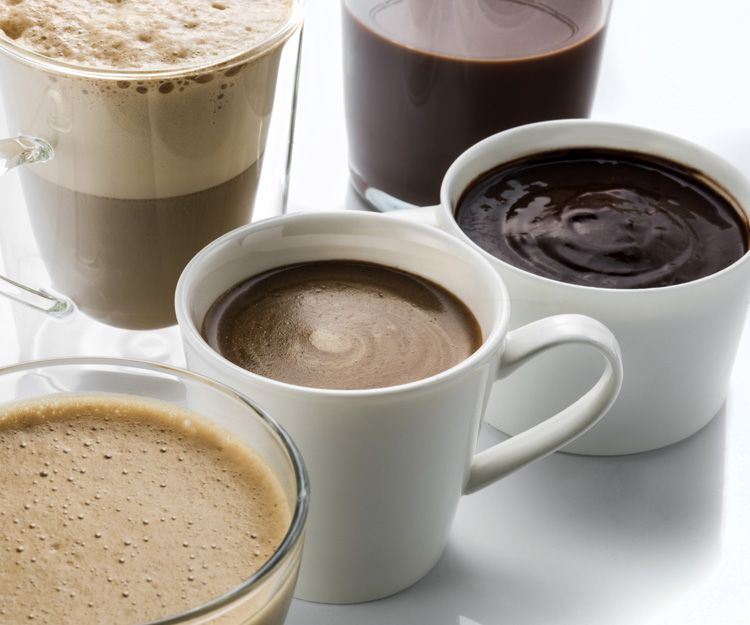 Cafés y chocolates del método PNK