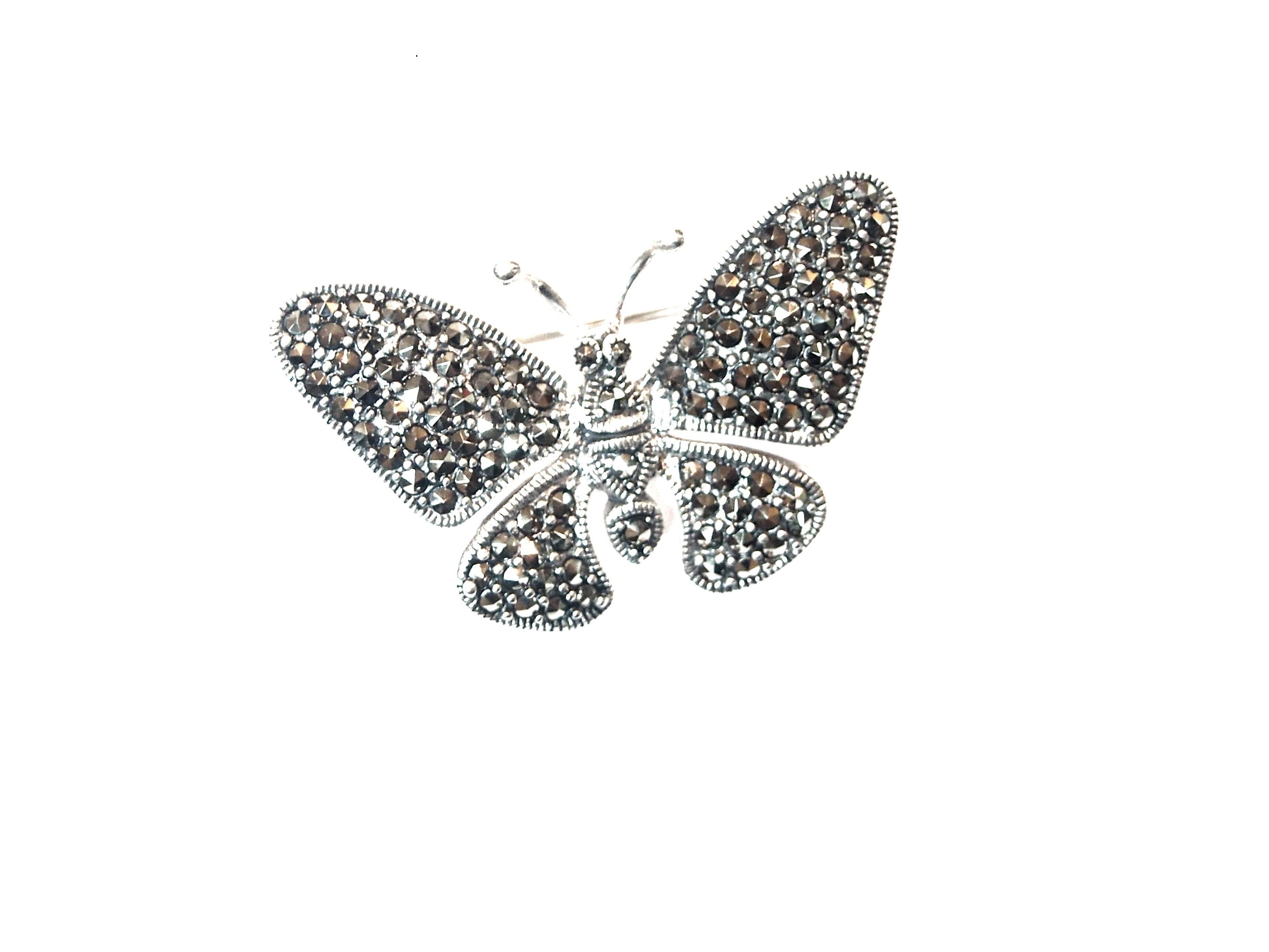 Broche de Plata de Ley y marcasitas. Ref.: AB-540/00: Catálogo de Antigua Joyeros Broche de Plata de Ley y marcasitas. Ref.: AB-540/00: Catálogo de Antigua Joyeros