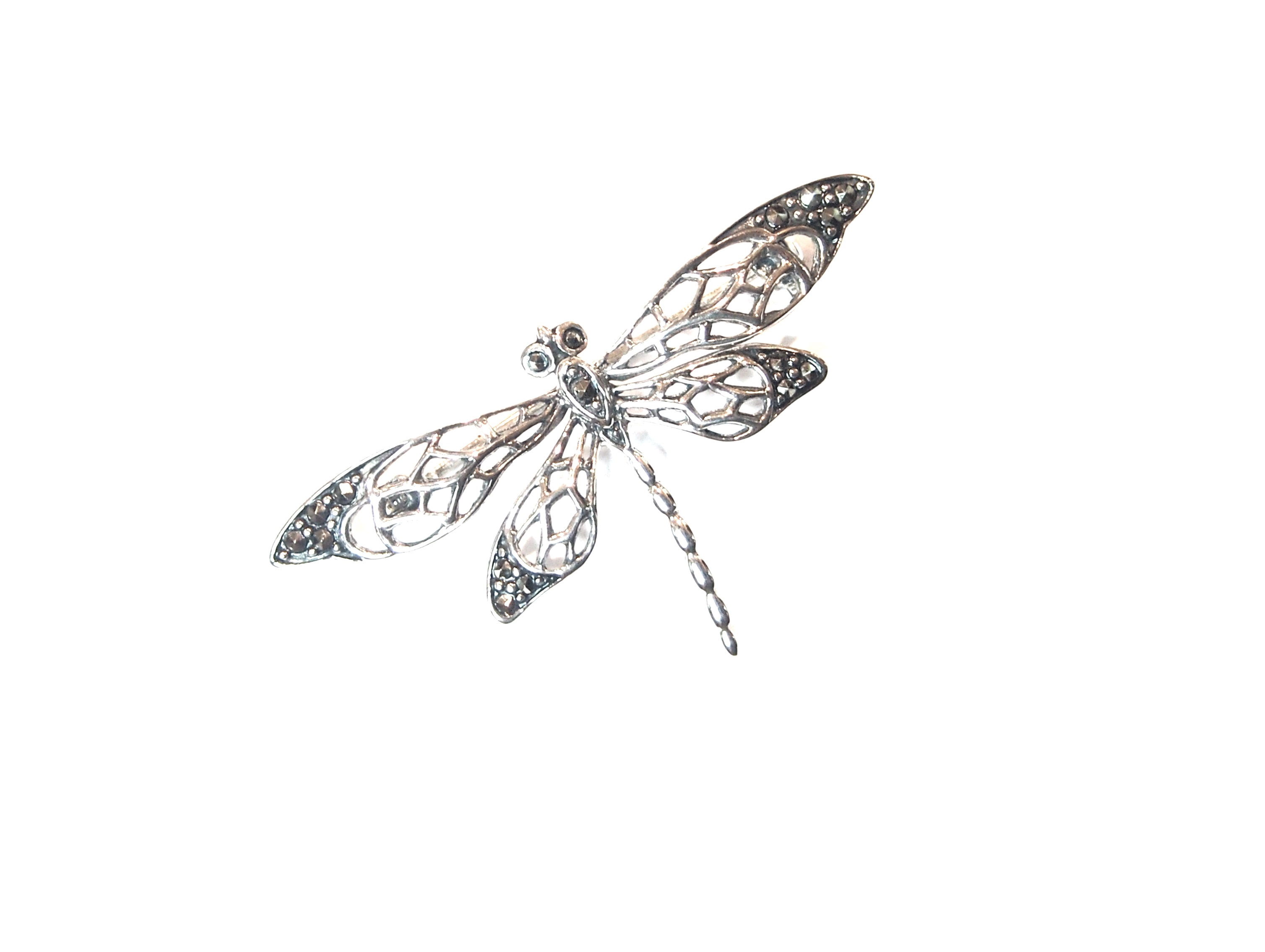 Broche de Plata de Ley y marcasitas. Ref.: AB-590/00: Catálogo de Antigua Joyeros Broche de Plata de Ley y marcasitas. Ref.: AB-590/00: Catálogo de Antigua Joyeros