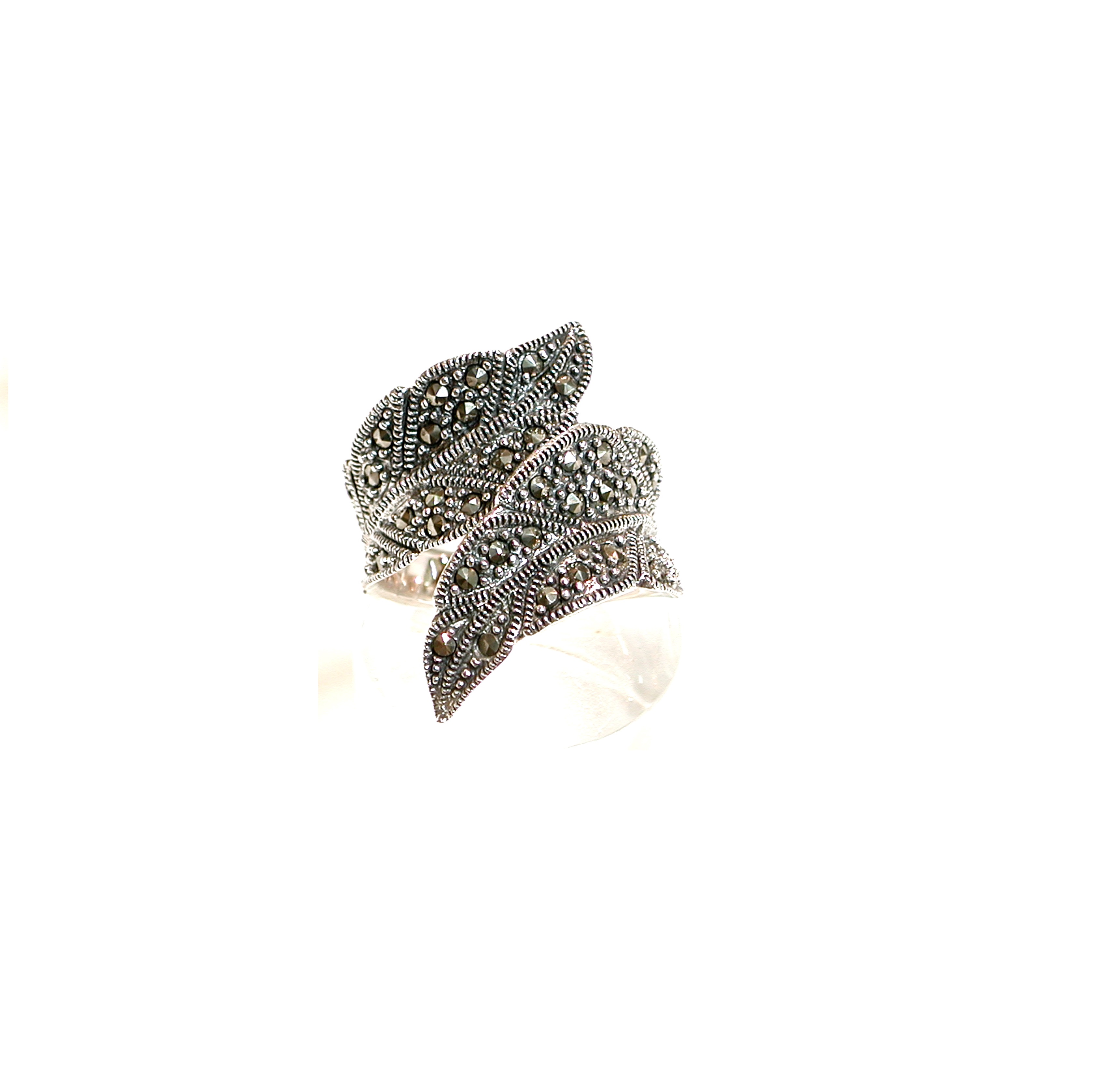 Sortija de Plata de 1ª Ley con Marcasitas. Ref.MS9301/00: Catálogo de Antigua Joyeros Sortija de Plata de 1ª Ley con Marcasitas. Ref.MS9301/00: Catálogo de Antigua Joyeros