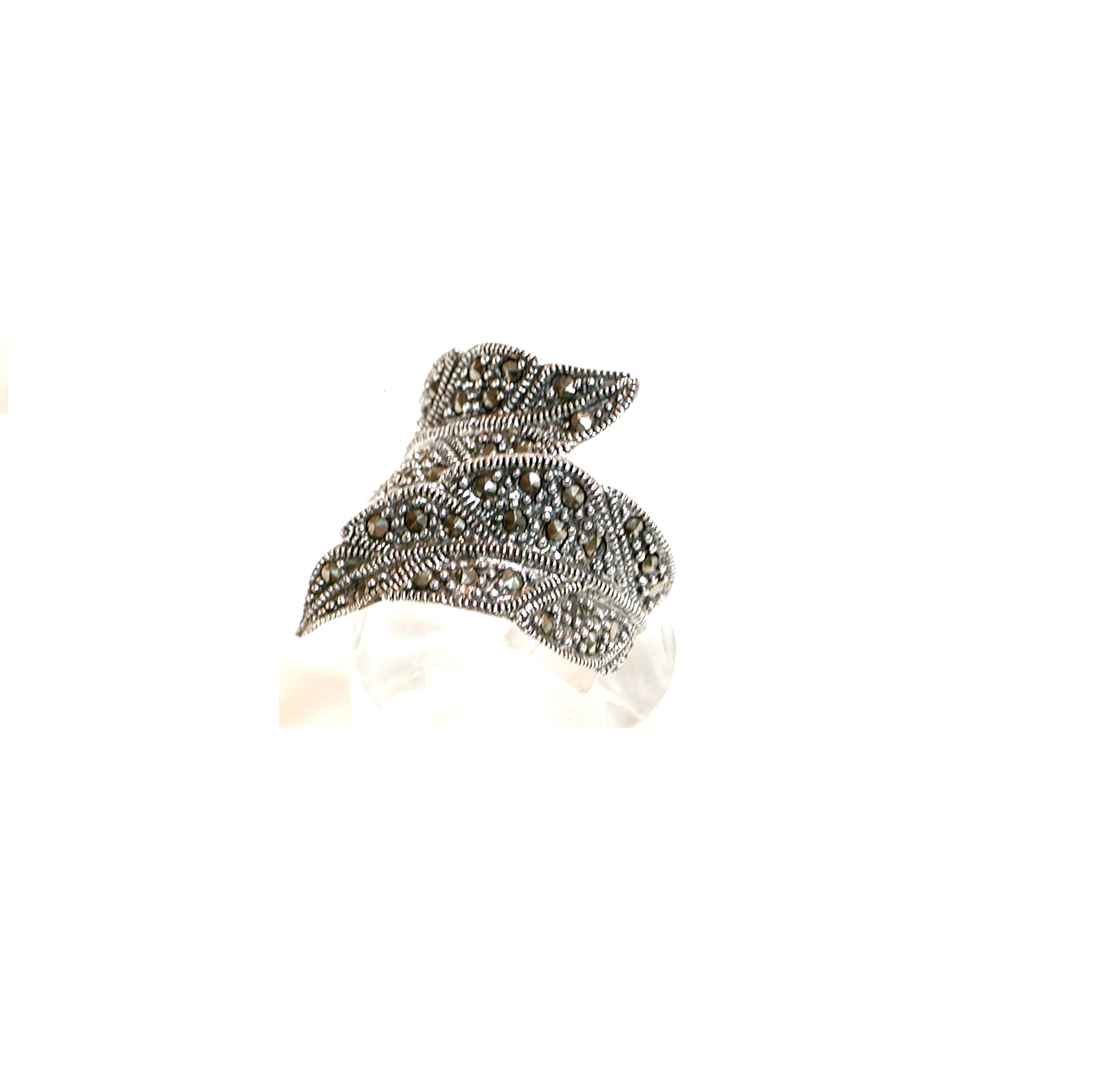 Sortija de Plata de 1ª Ley con Marcasitas. Ref.MS9301/00: Catálogo de Antigua Joyeros Sortija de Plata de 1ª Ley con Marcasitas. Ref.MS9301/00: Catálogo de Antigua Joyeros