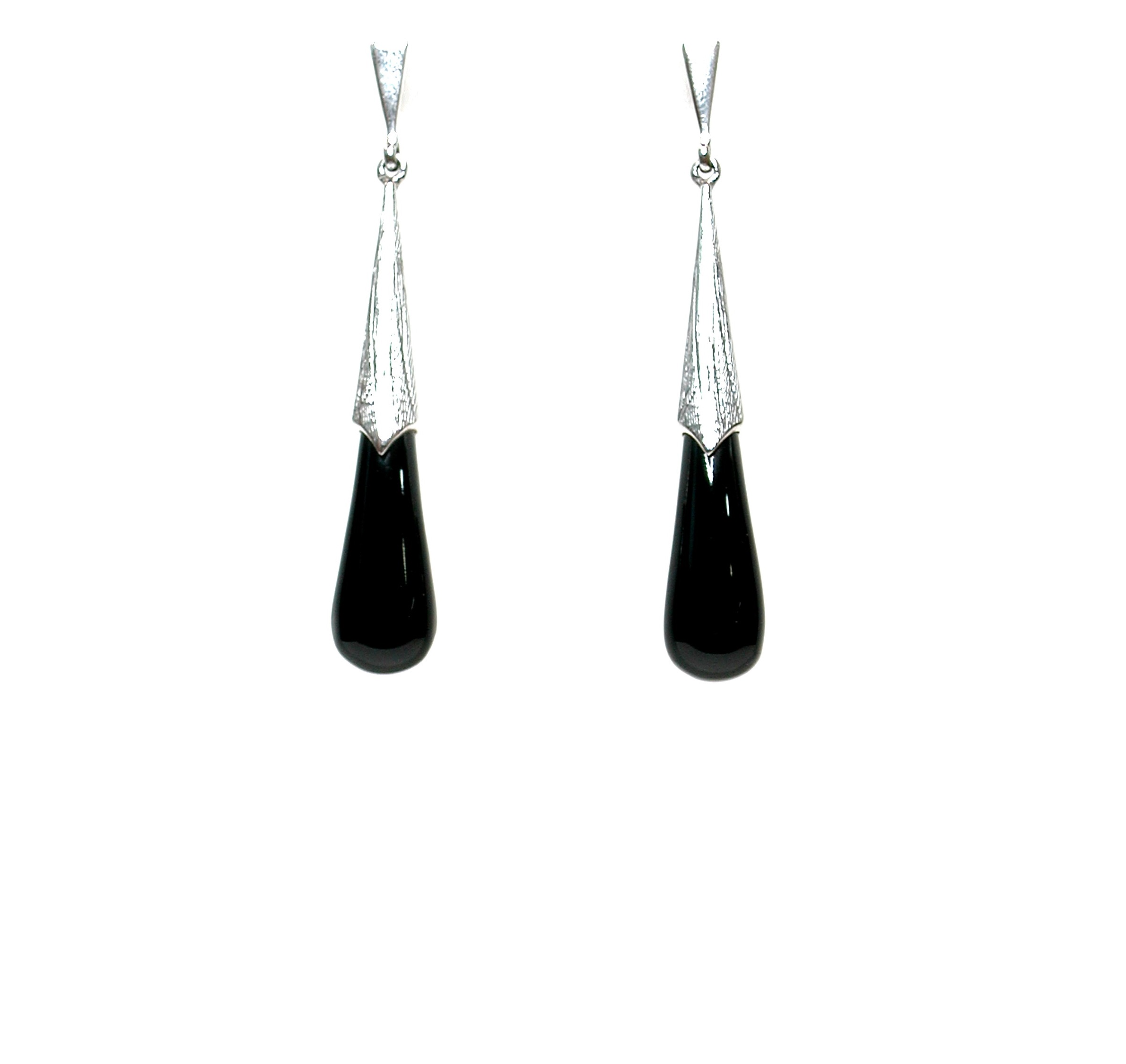 Pendientes de Plata de 1ª Ley, Ónix. Ref. CPT249/01: Catálogo de Antigua Joyeros Pendientes de Plata de 1ª Ley, Ónix. Ref. CPT249/01: Catálogo de Antigua Joyeros