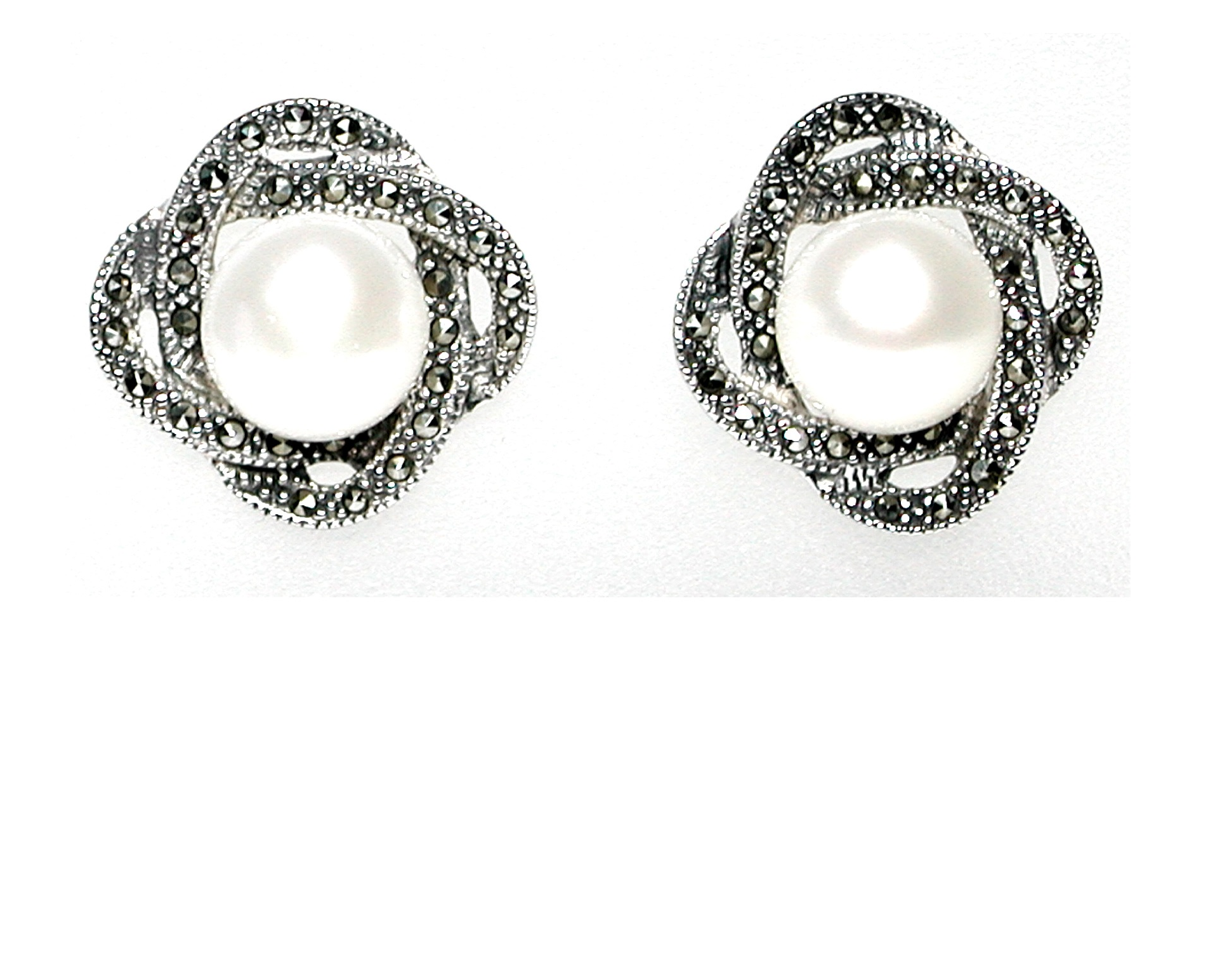 Pendientes de Plata de 1ª Ley y Perlas. Ref. EP-123/16: Catálogo de Antigua Joyeros Pendientes de Plata de 1ª Ley y Perlas. Ref. EP-123/16: Catálogo de Antigua Joyeros