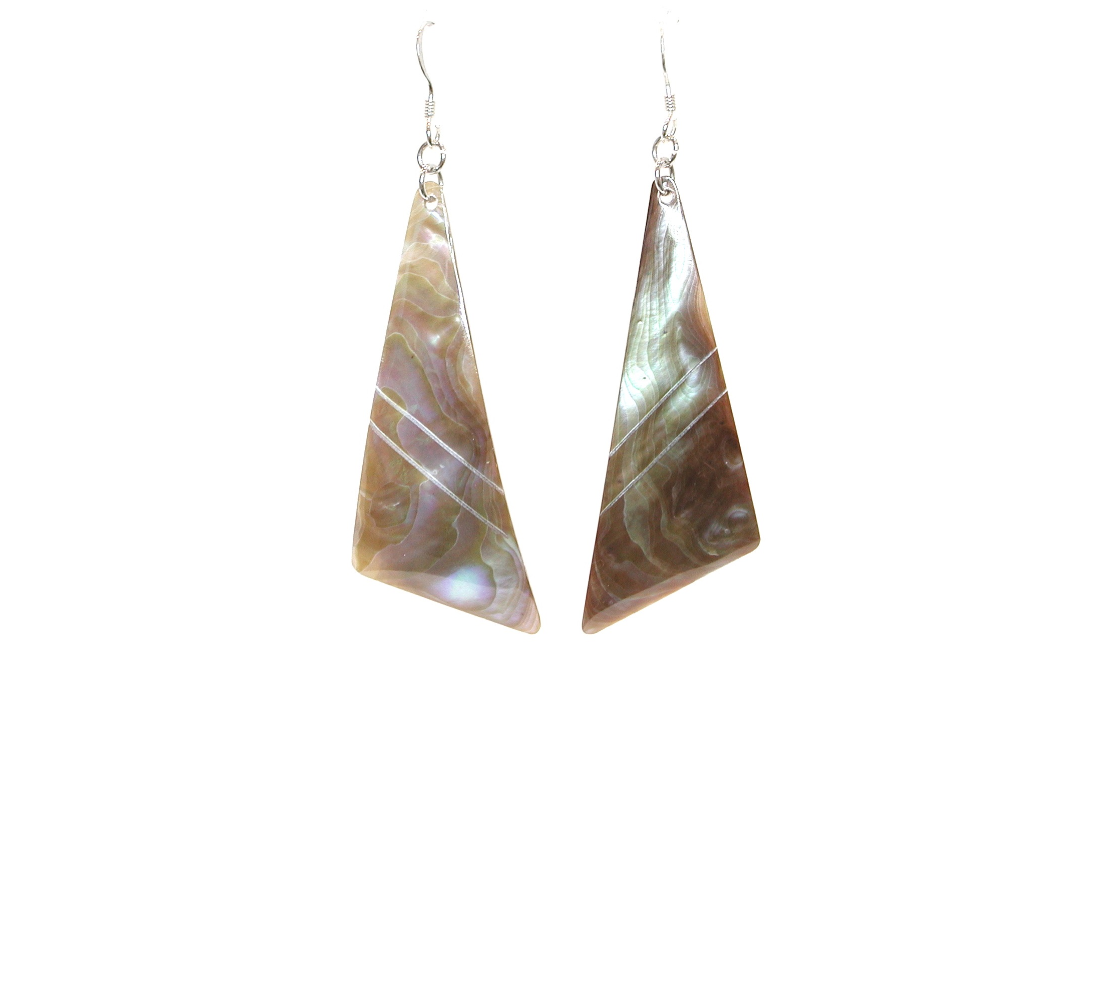 Pendientes de Nácar y Plata de 1ª Ley. Ref. EP-118/07: Catálogo de Antigua Joyeros Pendientes de Nácar y Plata de 1ª Ley. Ref. EP-118/07: Catálogo de Antigua Joyeros