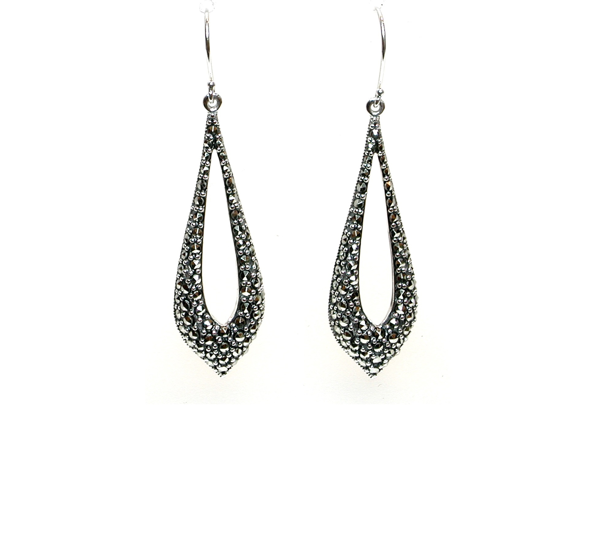 Pendiente de Plata de 1ª Ley y Marcasitas. Ref. AP1388/00: Catálogo de Antigua Joyeros Pendiente de Plata de 1ª Ley y Marcasitas. Ref. AP1388/00: Catálogo de Antigua Joyeros